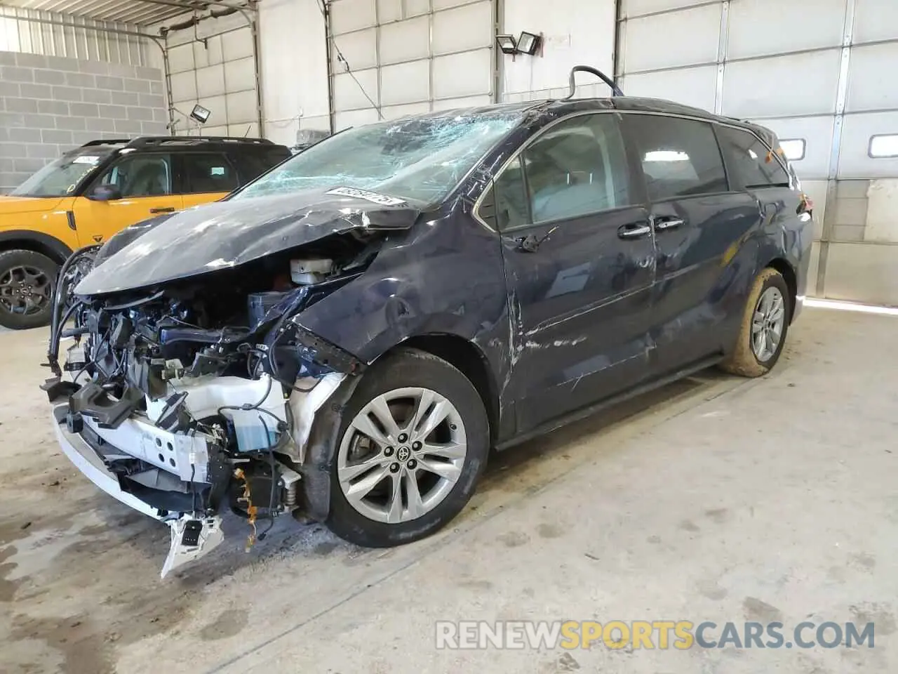 1 fotografías del automóvil dañado 5TDZSKFC2NS047453 TOYOTA SIENNA 2022