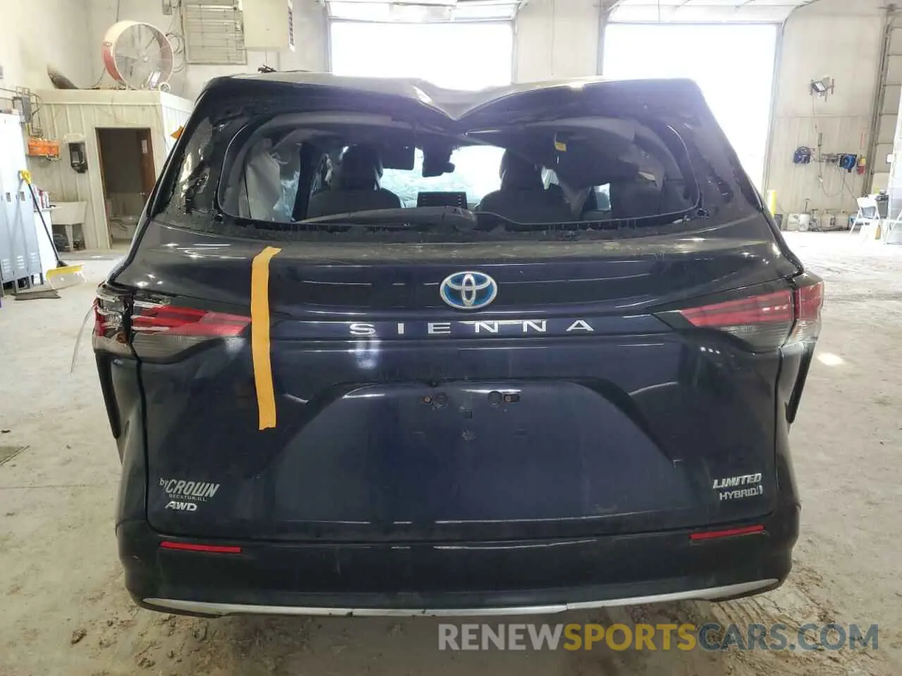 6 fotografías del automóvil dañado 5TDZSKFC2NS047453 TOYOTA SIENNA 2022
