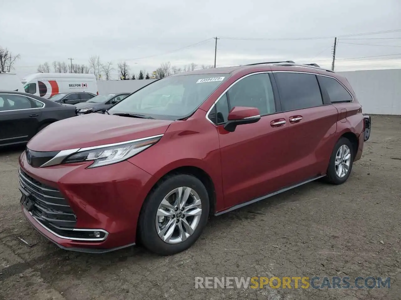 1 fotografías del automóvil dañado 5TDZSKFC8NS054715 TOYOTA SIENNA 2022