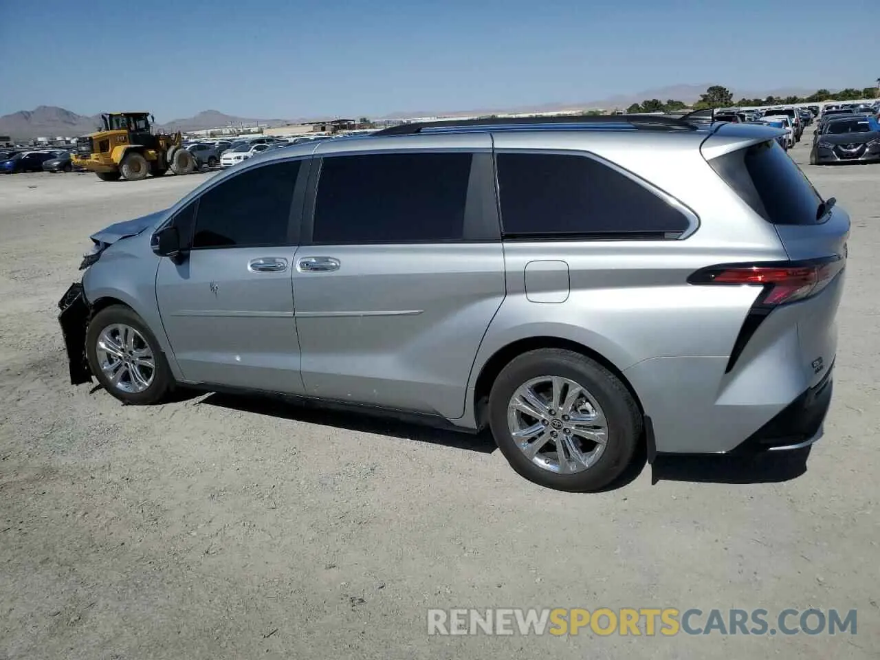 2 fotografías del automóvil dañado 5TDCSKFC5PS085512 TOYOTA SIENNA 2023