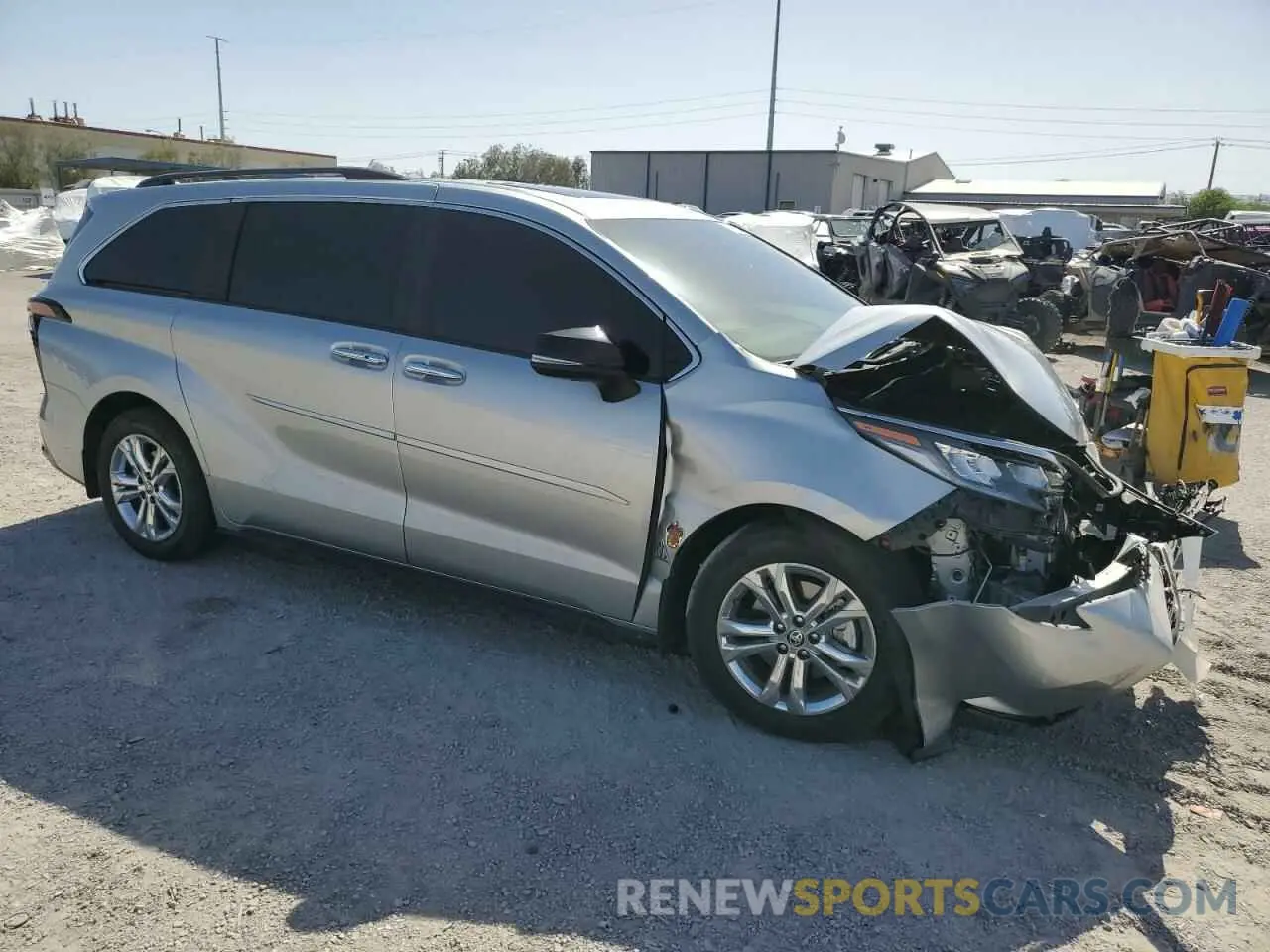 4 fotografías del automóvil dañado 5TDCSKFC5PS085512 TOYOTA SIENNA 2023