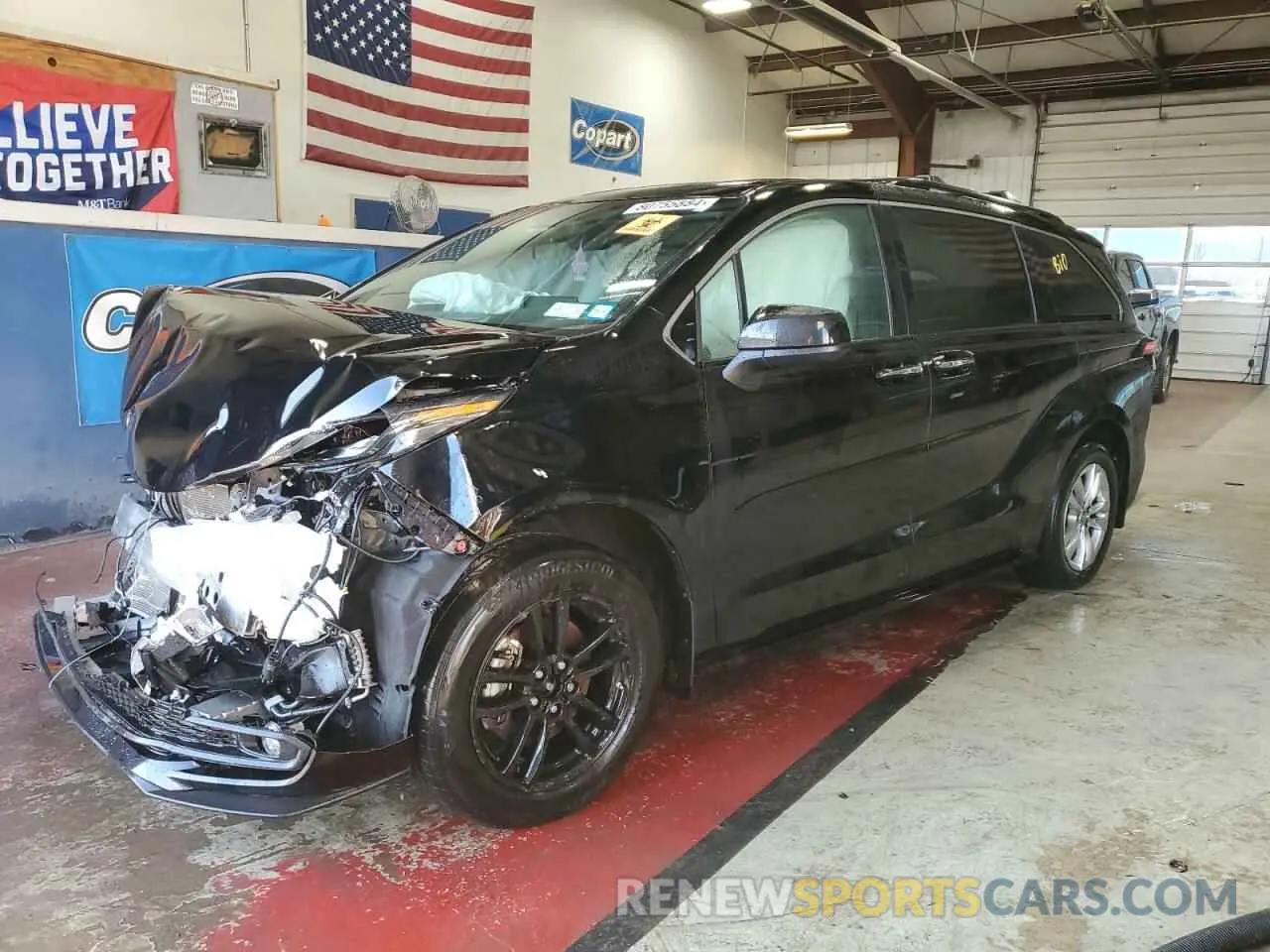 1 fotografías del automóvil dañado 5TDCSKFC6PS101202 TOYOTA SIENNA 2023