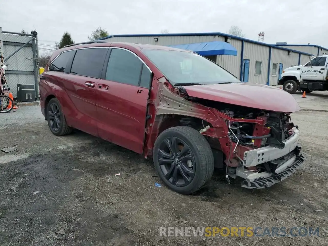 4 fotografías del automóvil dañado 5TDDRKEC4PS159505 TOYOTA SIENNA 2023