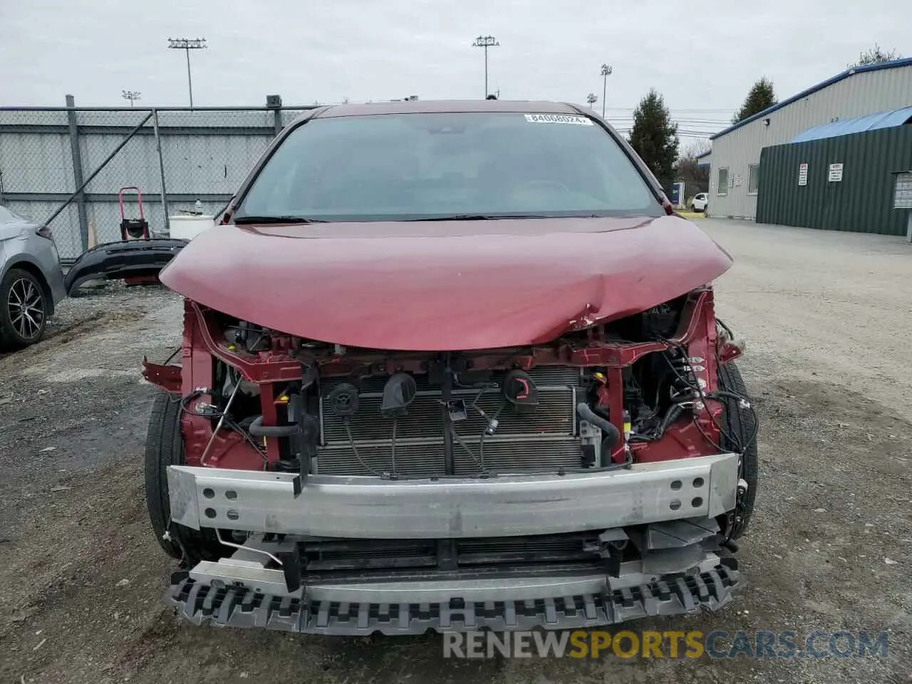 5 fotografías del automóvil dañado 5TDDRKEC4PS159505 TOYOTA SIENNA 2023