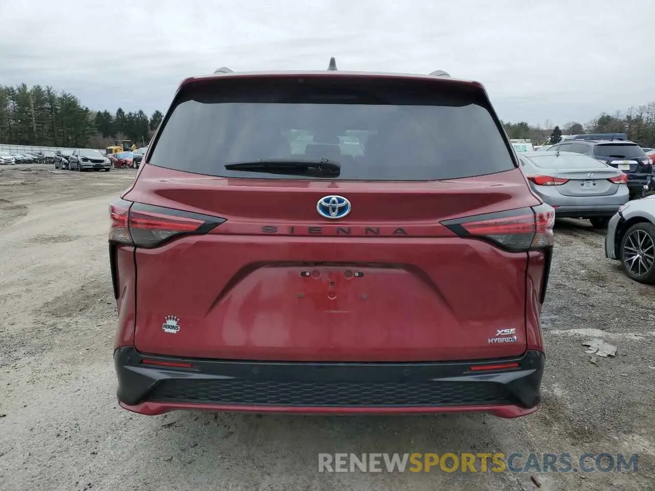 6 fotografías del automóvil dañado 5TDDRKEC4PS159505 TOYOTA SIENNA 2023