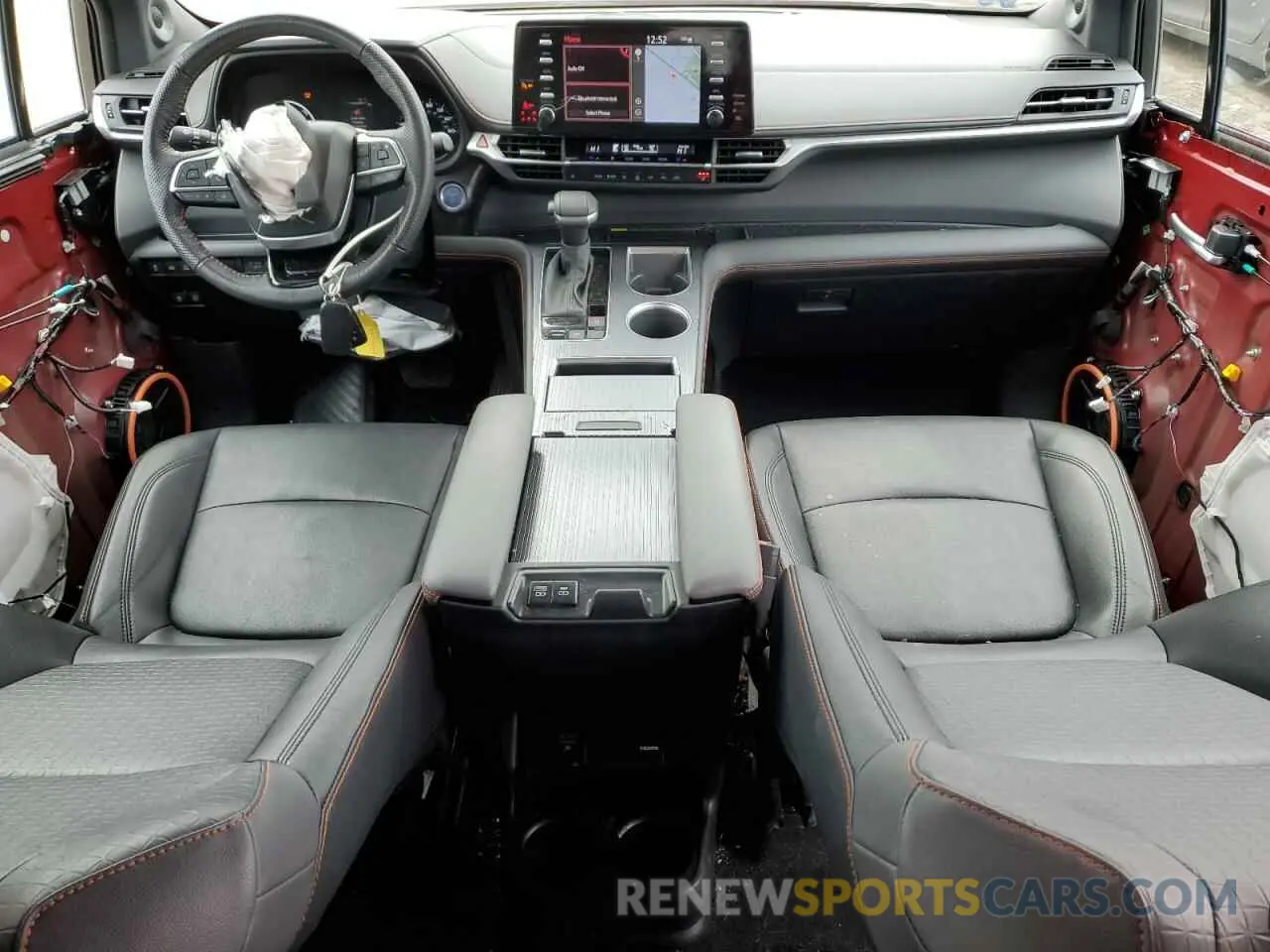 8 fotografías del automóvil dañado 5TDDRKEC4PS159505 TOYOTA SIENNA 2023