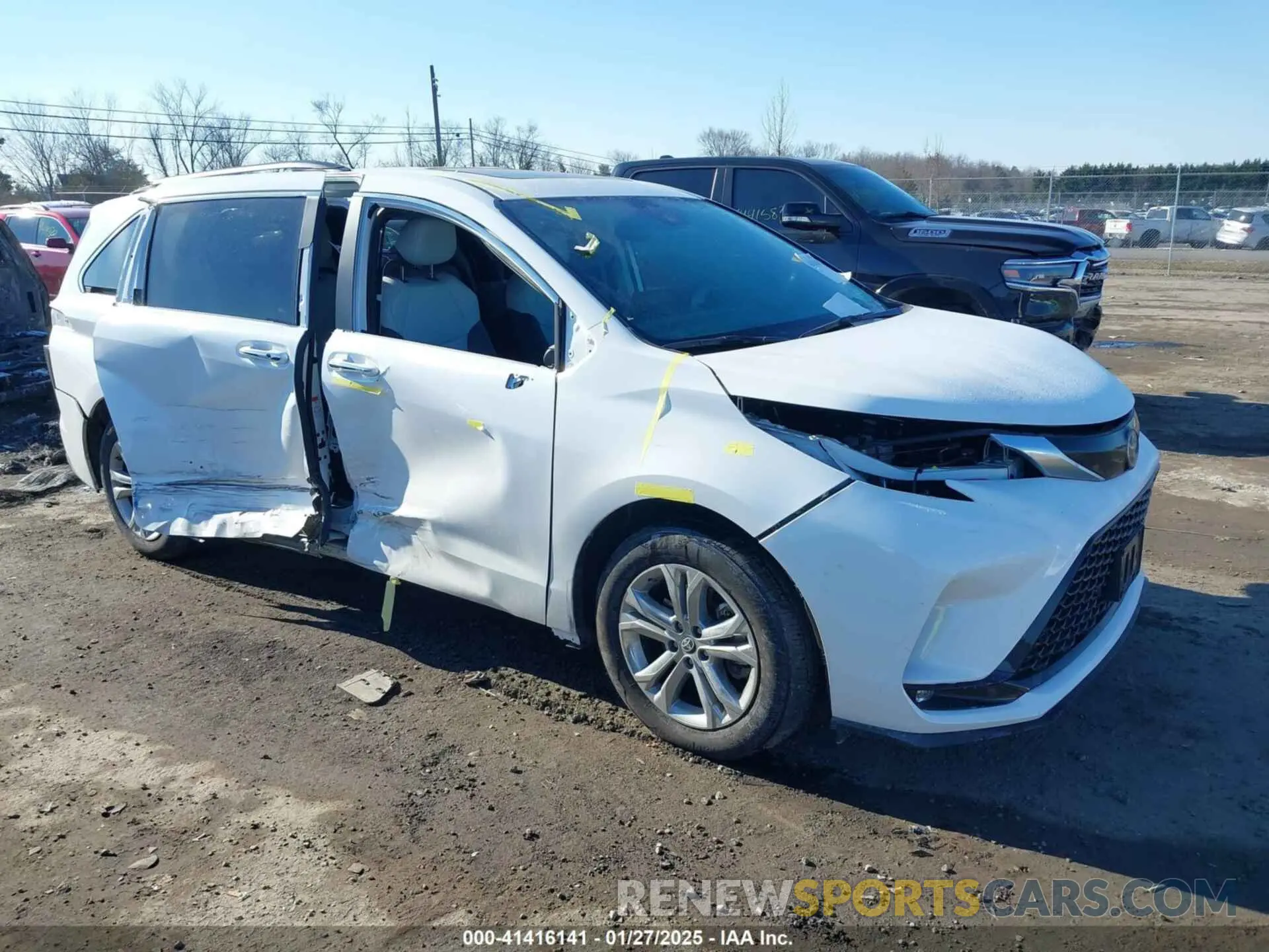 1 fotografías del automóvil dañado 5TDDSKFC6PS107134 TOYOTA SIENNA 2023