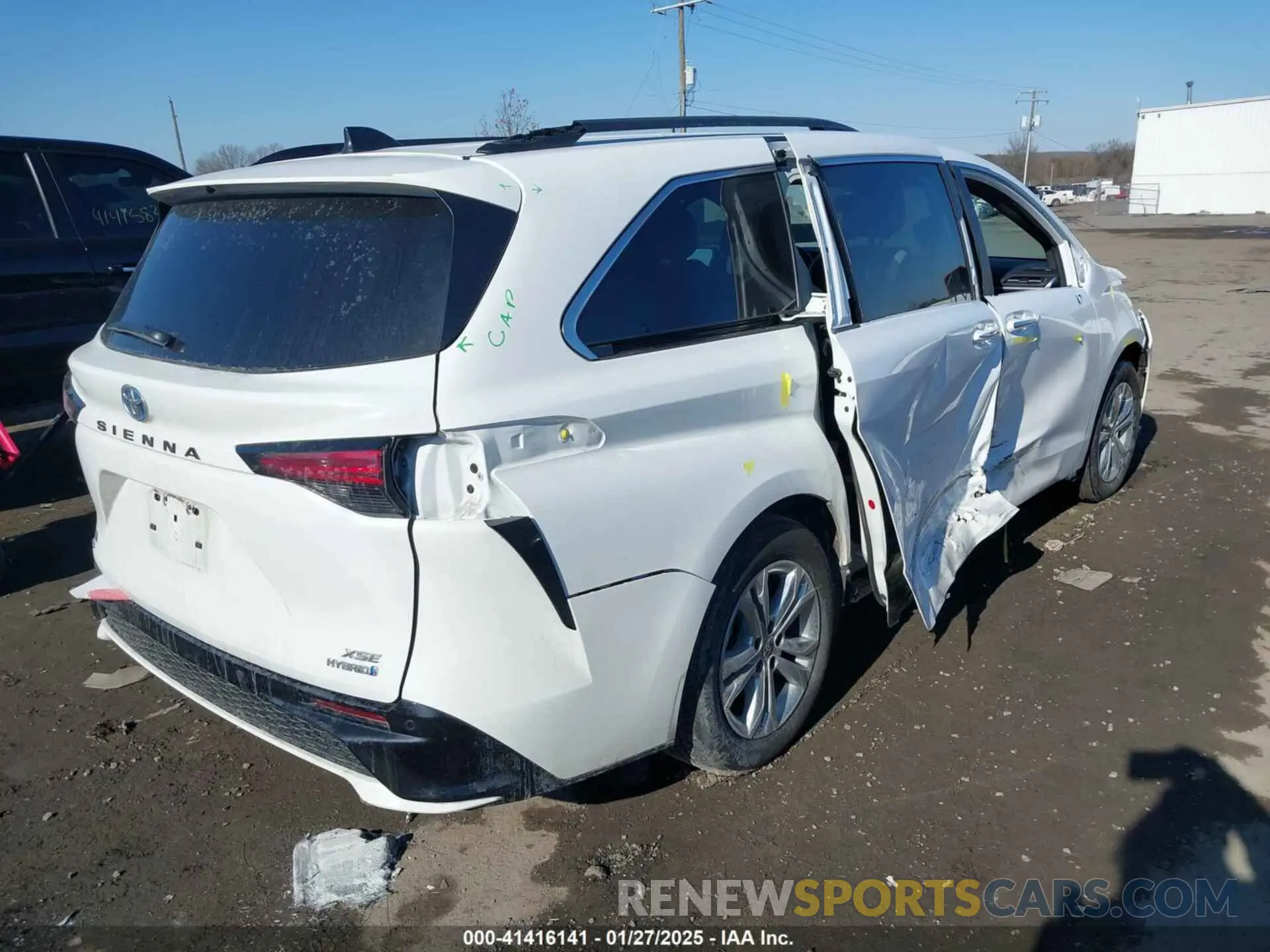 4 fotografías del automóvil dañado 5TDDSKFC6PS107134 TOYOTA SIENNA 2023