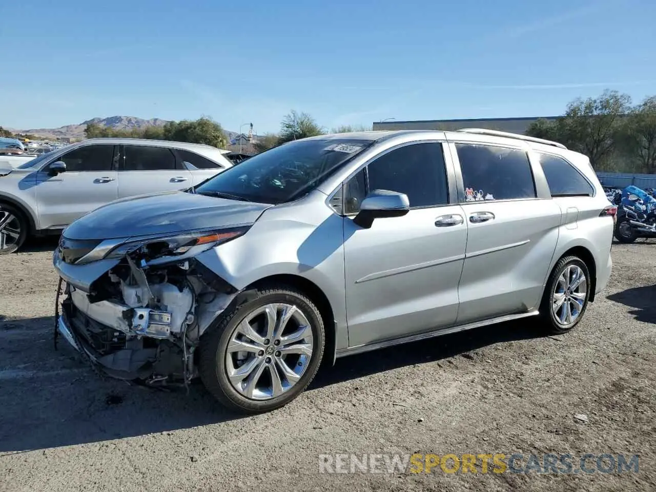 1 fotografías del automóvil dañado 5TDERKEC6PS159753 TOYOTA SIENNA 2023