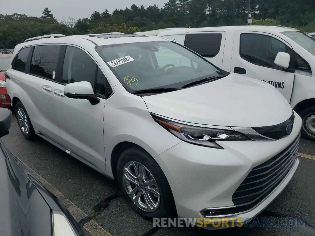 4 fotografías del automóvil dañado 5TDESKFC3PS093410 TOYOTA SIENNA 2023