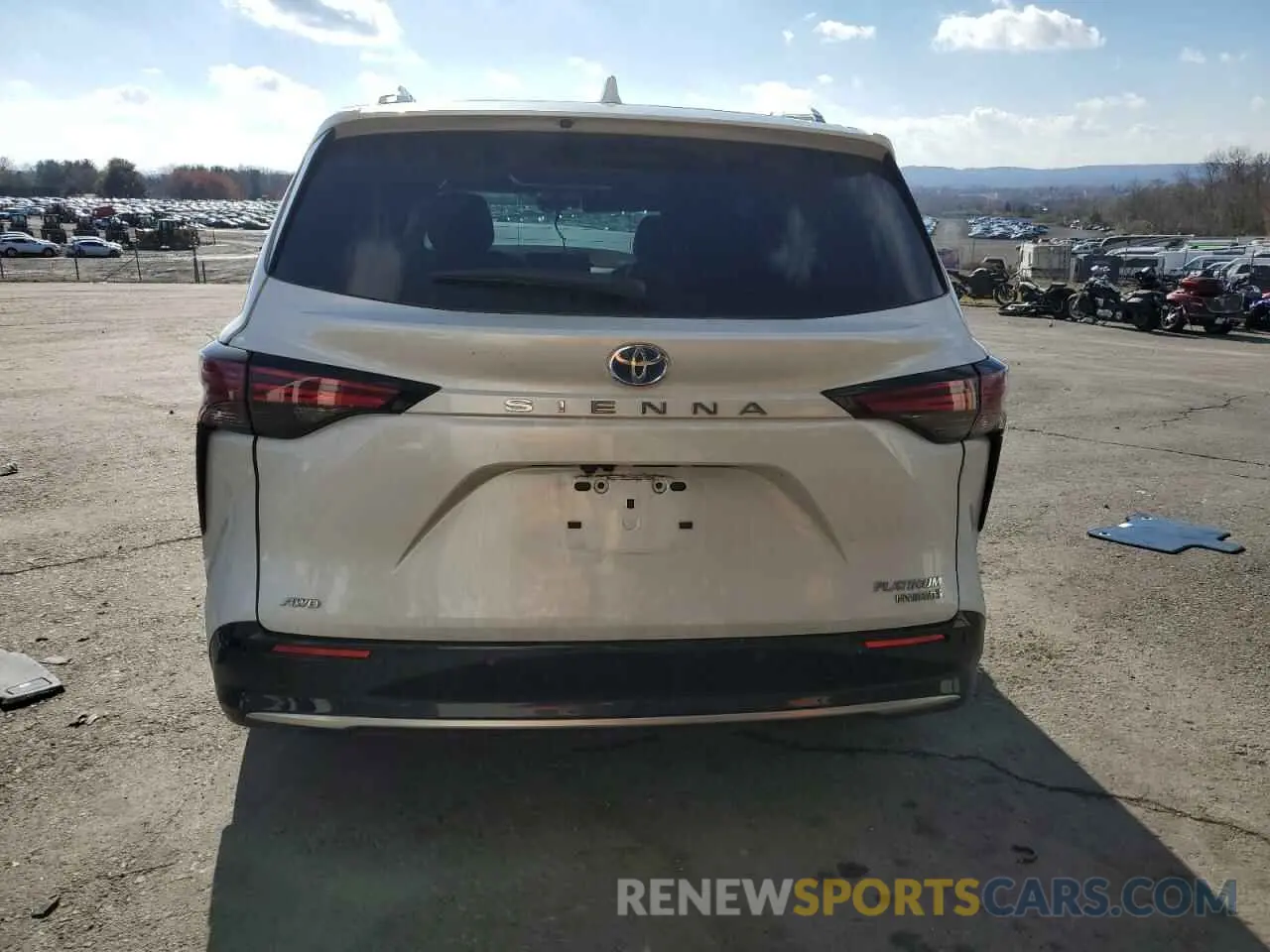 6 fotografías del automóvil dañado 5TDESKFC9PS093735 TOYOTA SIENNA 2023