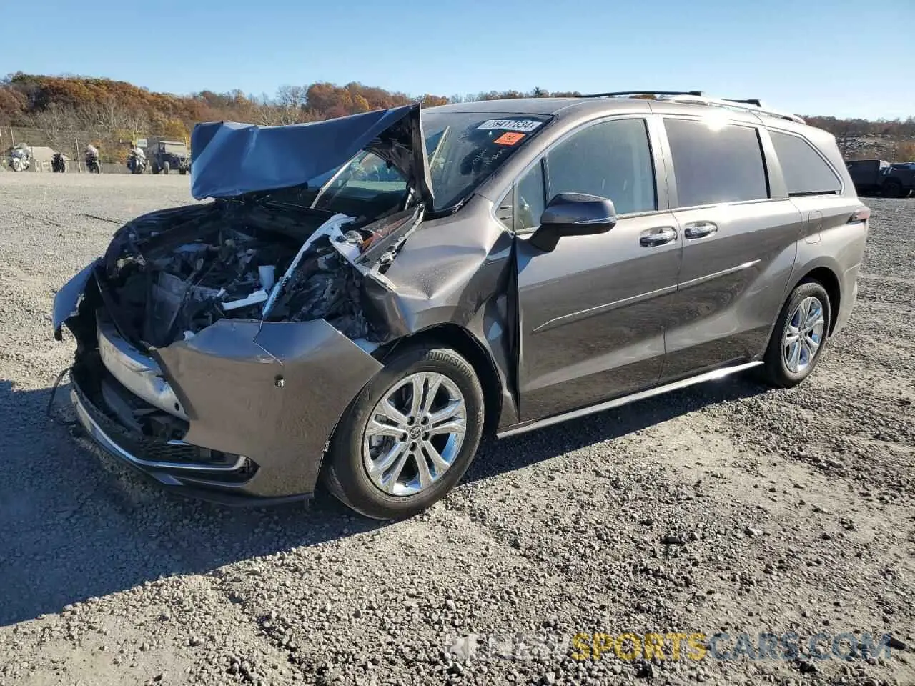 1 fotografías del automóvil dañado 5TDESKFC9PS096960 TOYOTA SIENNA 2023