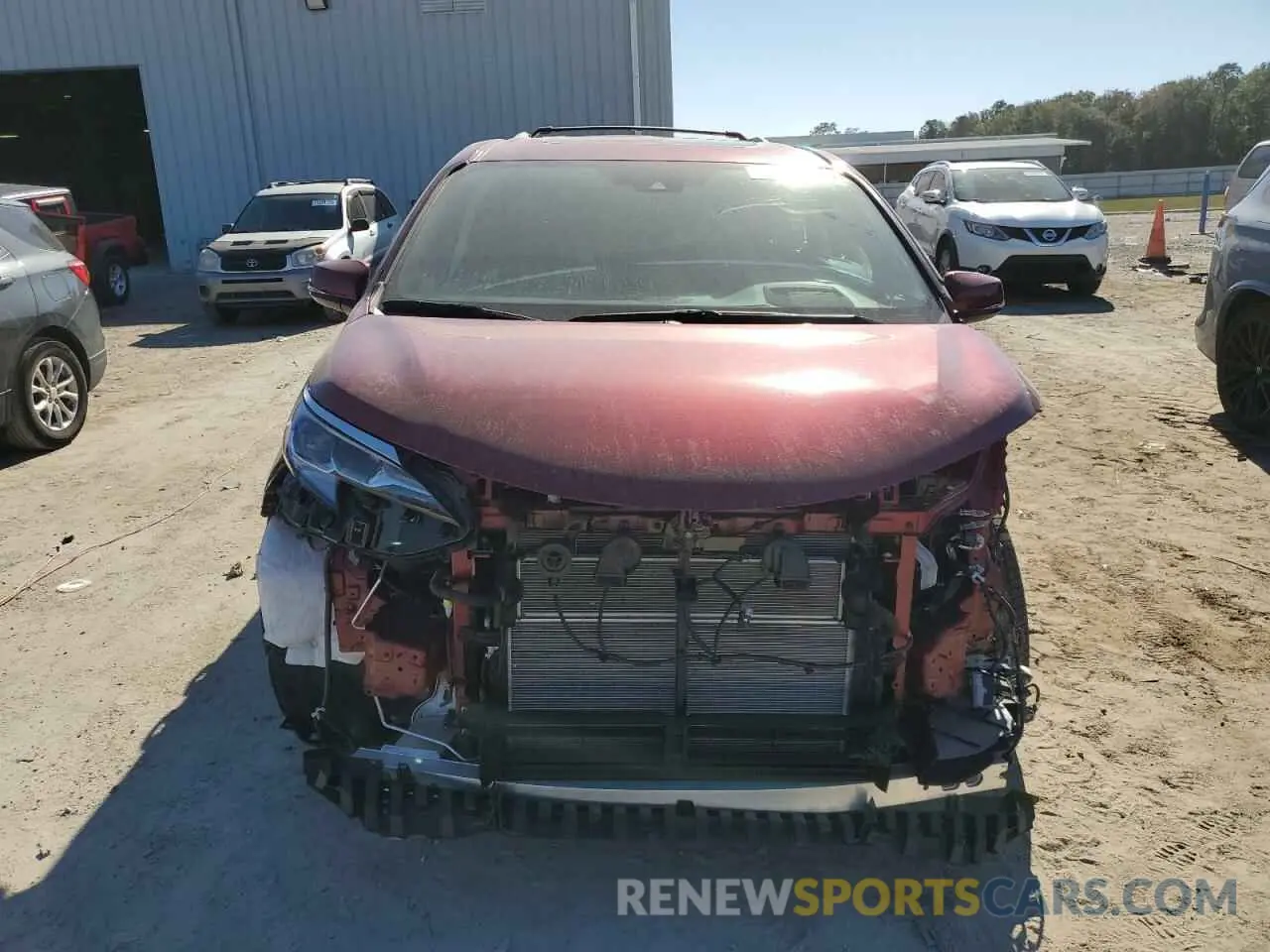 5 fotografías del automóvil dañado 5TDESKFCXPS092738 TOYOTA SIENNA 2023