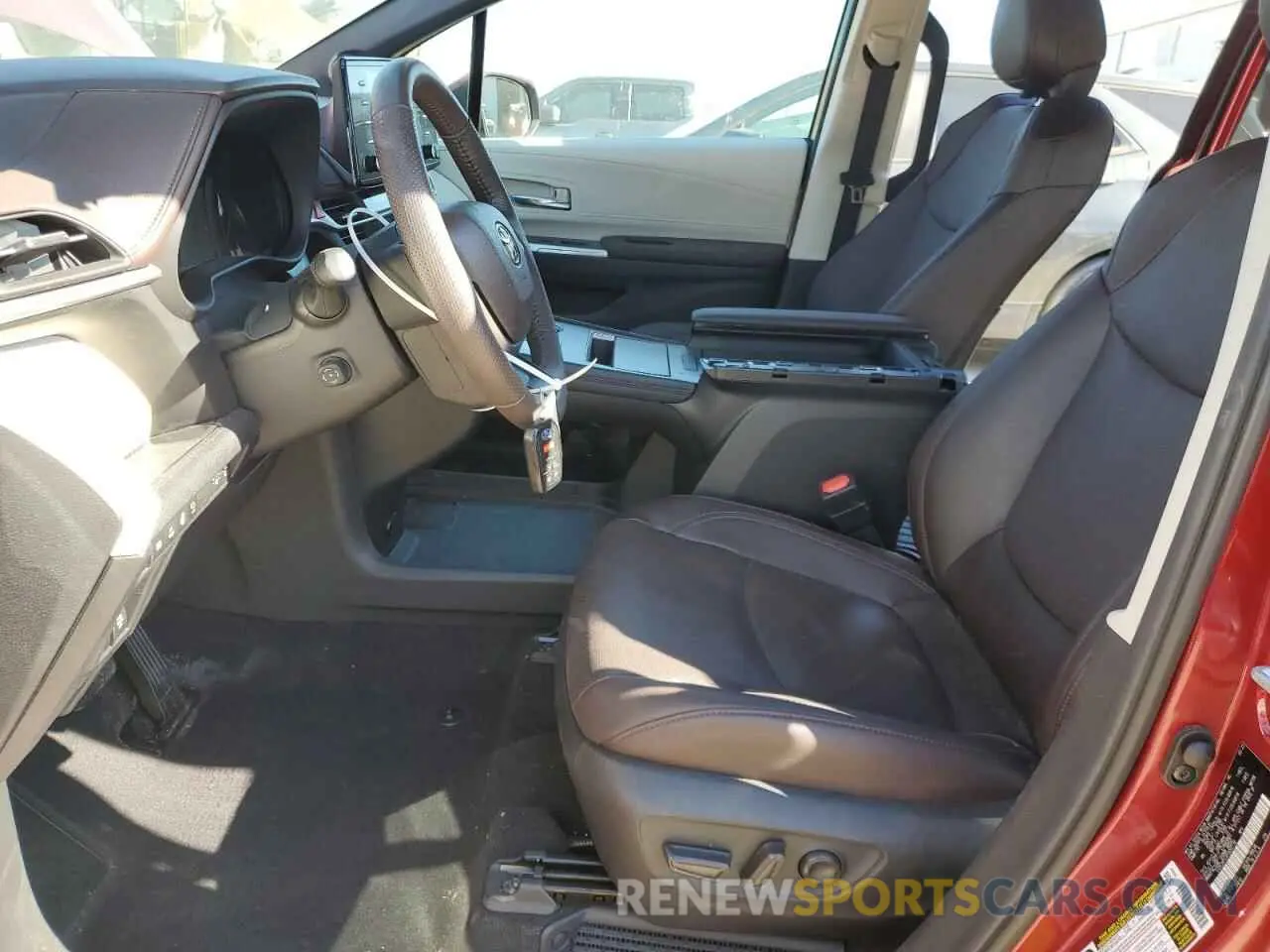 7 fotografías del automóvil dañado 5TDESKFCXPS092738 TOYOTA SIENNA 2023
