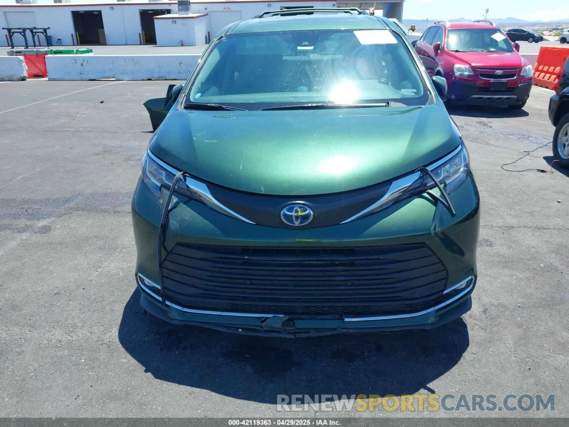 6 fotografías del automóvil dañado 5TDJRKEC7PS148419 TOYOTA SIENNA 2023