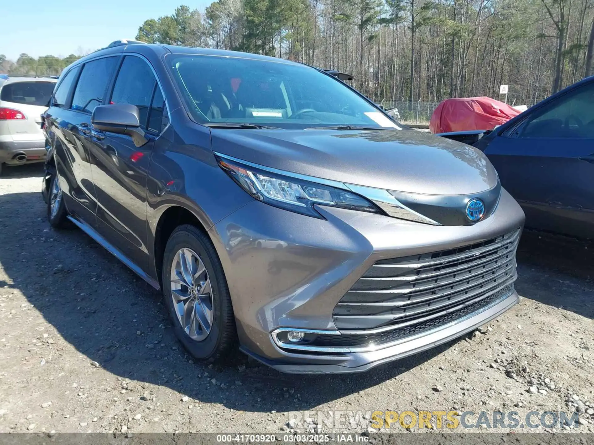 1 fotografías del automóvil dañado 5TDJRKEC8PS177038 TOYOTA SIENNA 2023