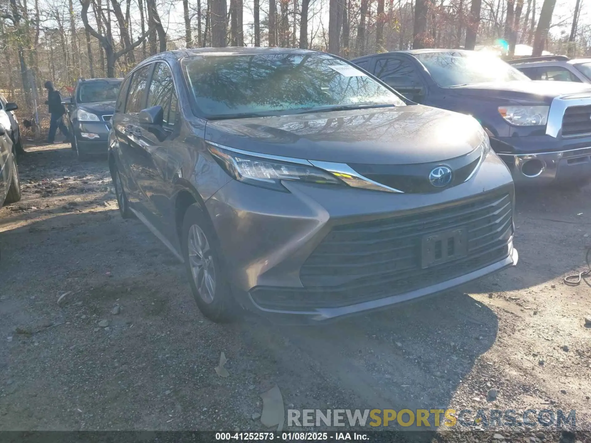 1 fotografías del automóvil dañado 5TDKRKEC1PS173224 TOYOTA SIENNA 2023