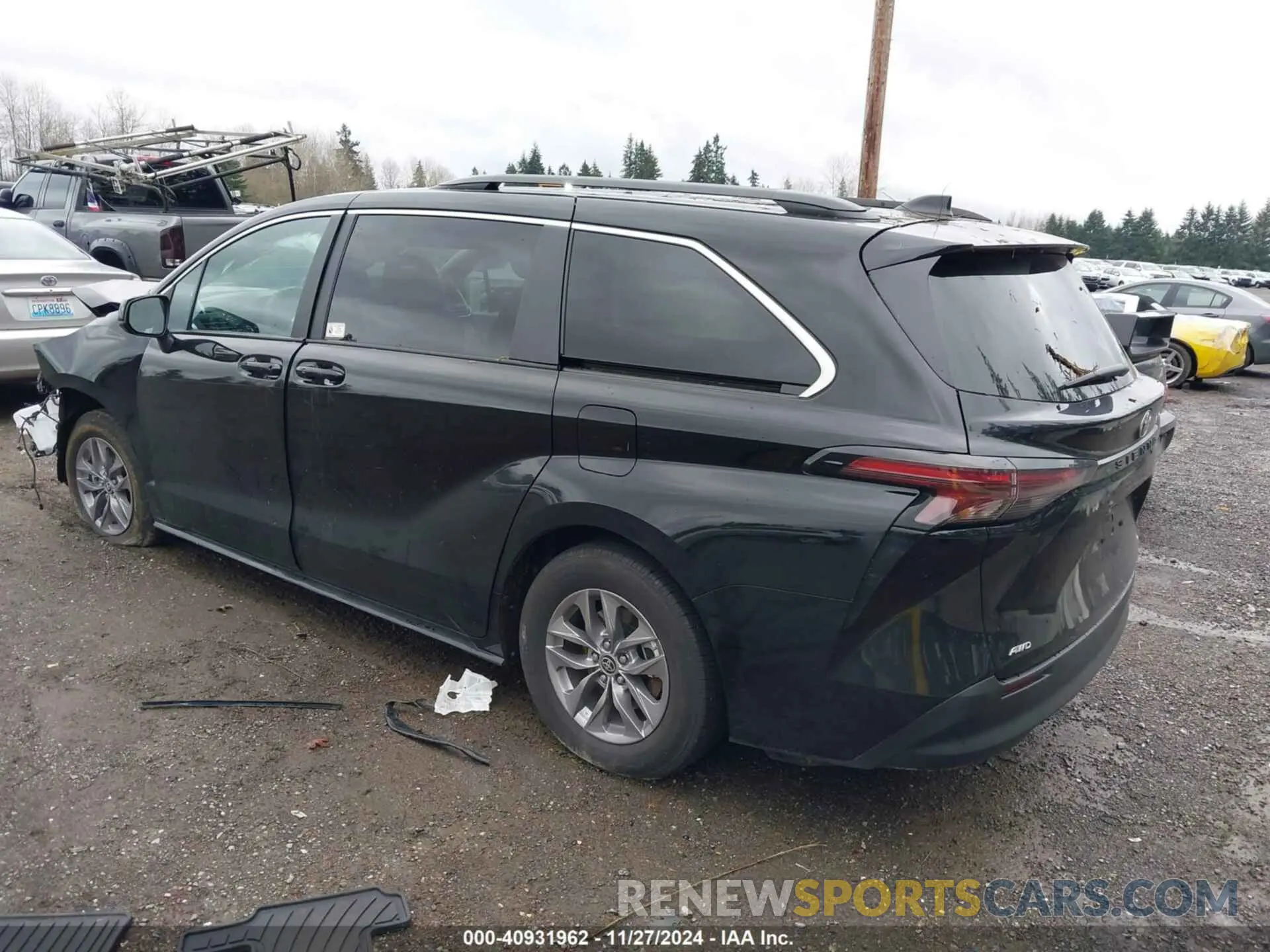3 fotografías del automóvil dañado 5TDKSKFC1PS095238 TOYOTA SIENNA 2023