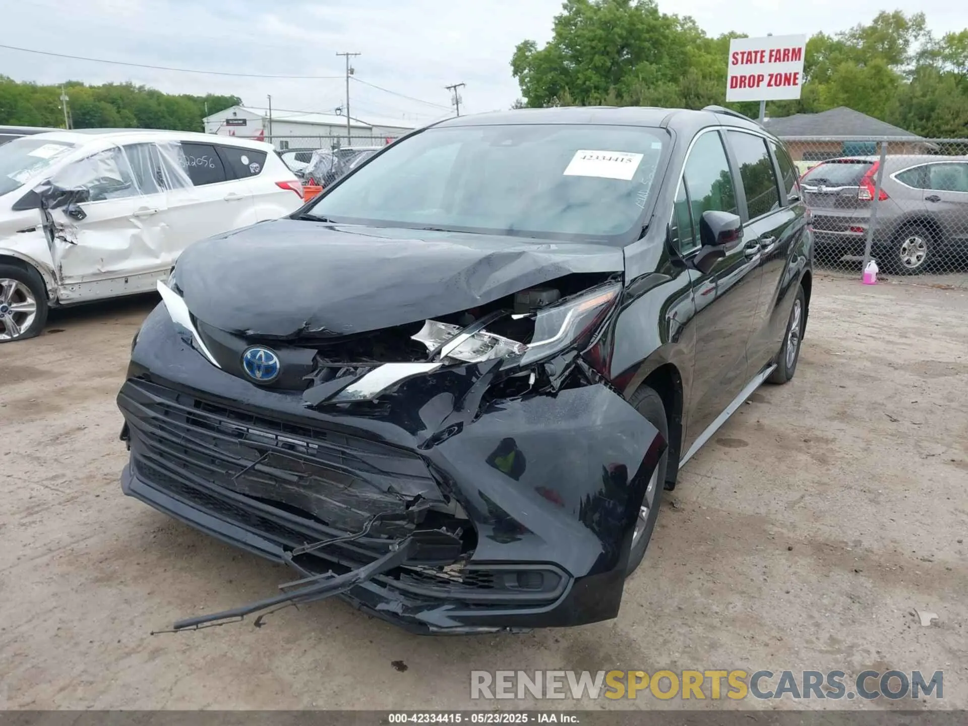 6 fotografías del automóvil dañado 5TDKSKFC2PS084975 TOYOTA SIENNA 2023