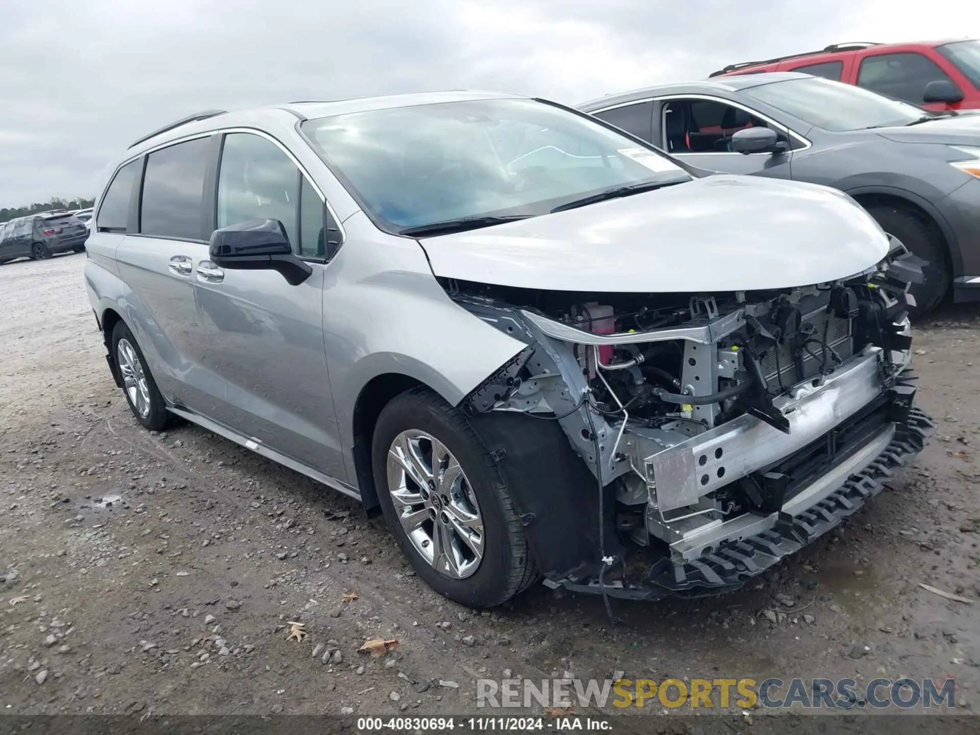 1 fotografías del automóvil dañado 5TDXSKFC1PS100637 TOYOTA SIENNA 2023