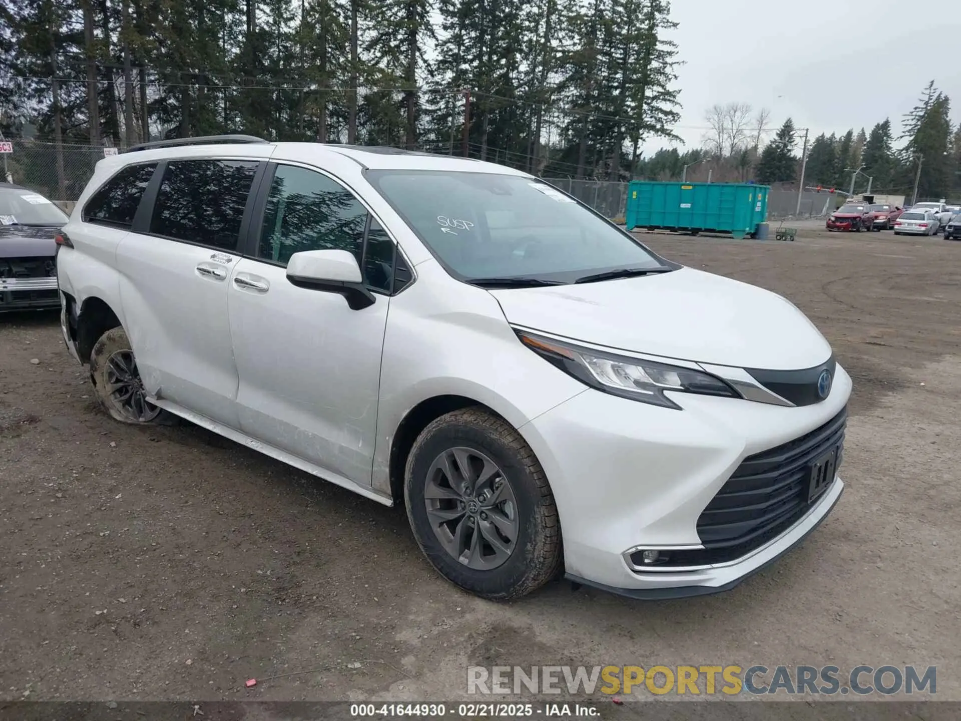 1 fotografías del automóvil dañado 5TDYRKEC2PS147984 TOYOTA SIENNA 2023