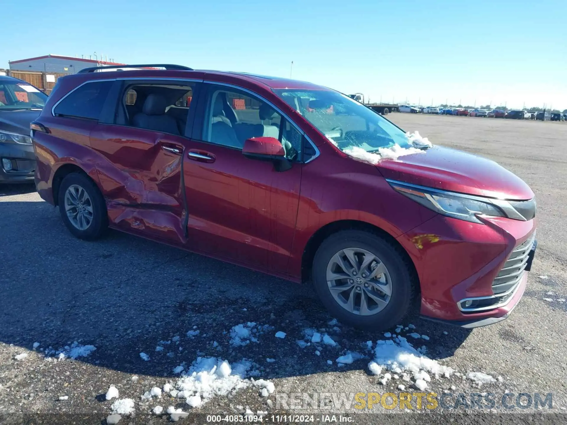 1 fotografías del automóvil dañado 5TDYRKEC6PS165369 TOYOTA SIENNA 2023