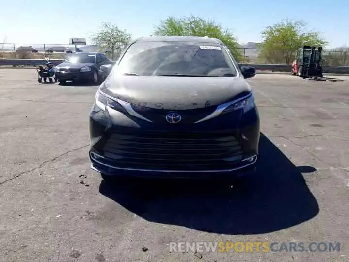 12 fotografías del automóvil dañado 5TDZRKEC3PS168542 TOYOTA SIENNA 2023