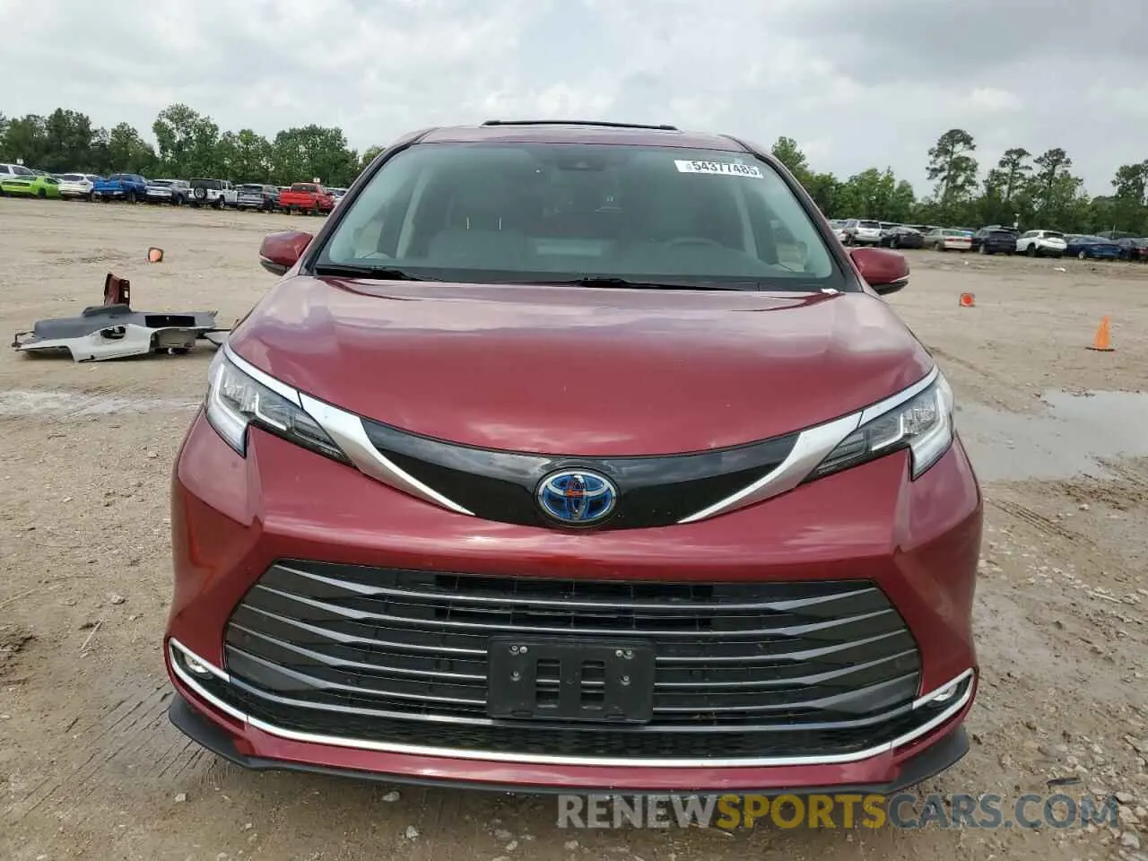 5 fotografías del automóvil dañado 5TDZRKEC4PS167769 TOYOTA SIENNA 2023