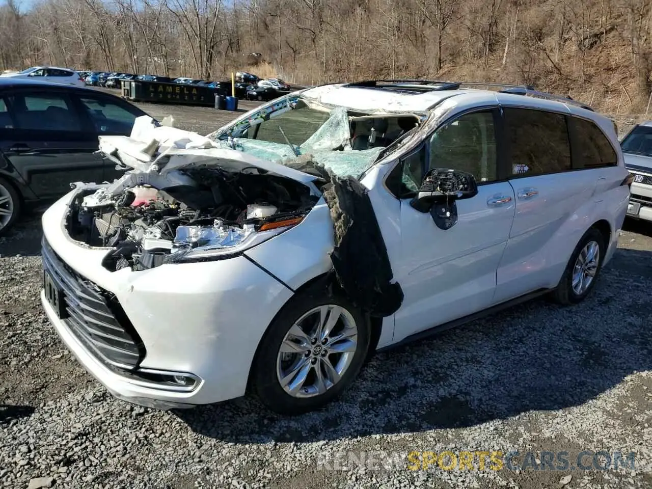 1 fotografías del automóvil dañado 5TDZSKFC6PS080376 TOYOTA SIENNA 2023