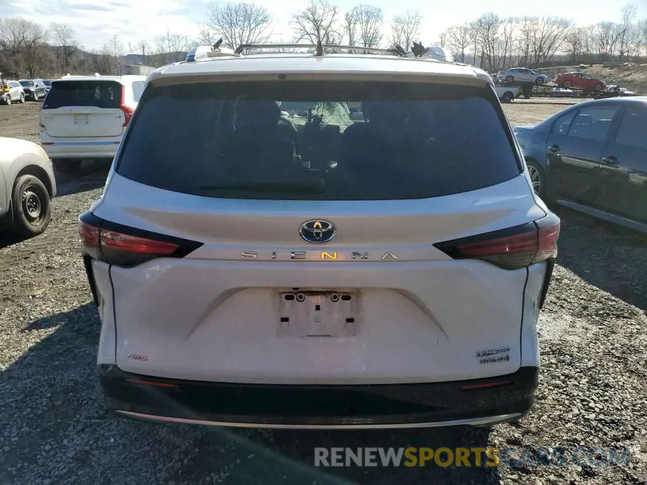 6 fotografías del automóvil dañado 5TDZSKFC6PS080376 TOYOTA SIENNA 2023