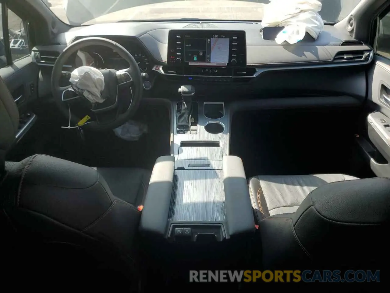 8 fotografías del automóvil dañado 5TDCSKFC5RS140205 TOYOTA SIENNA 2024