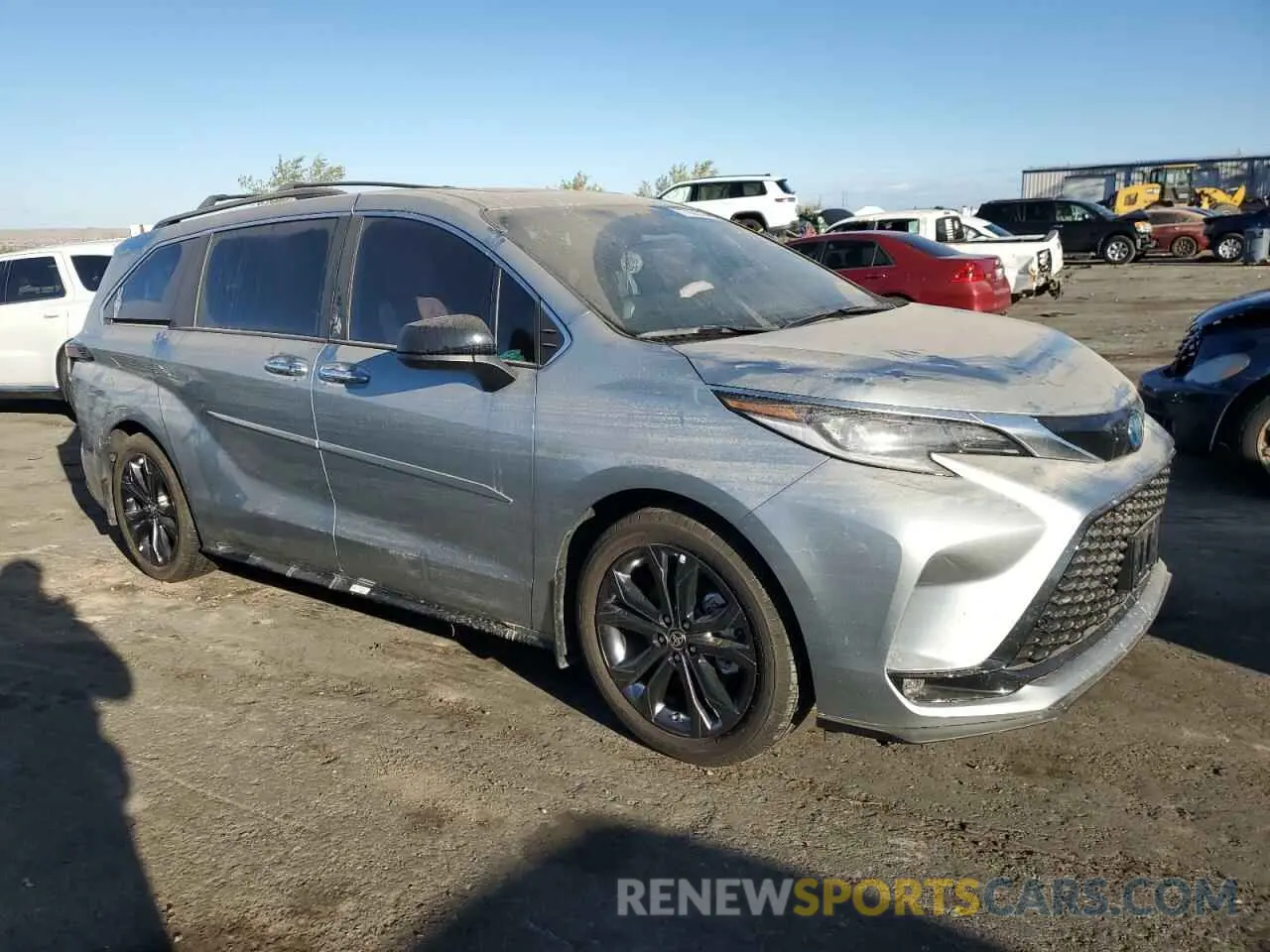 4 fotografías del automóvil dañado 5TDDRKEC3RS216263 TOYOTA SIENNA 2024