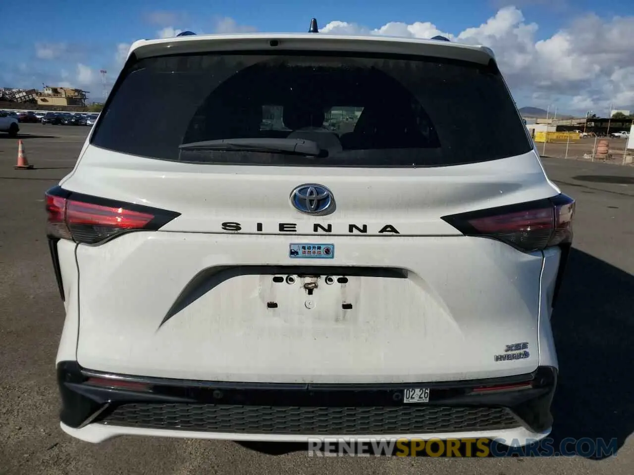 6 fotografías del automóvil dañado 5TDDRKEC7RS192680 TOYOTA SIENNA 2024