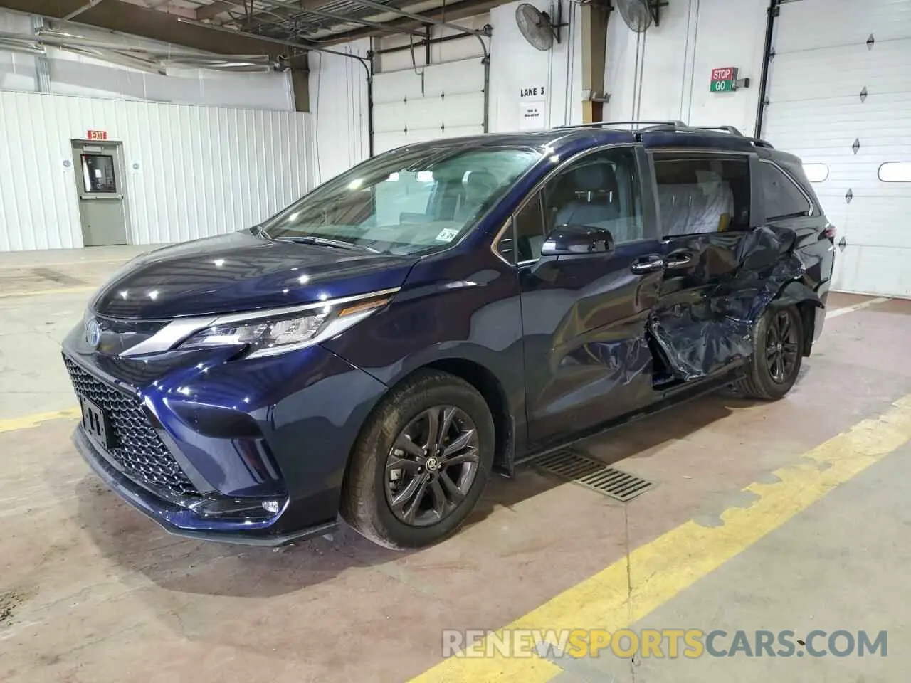 1 fotografías del automóvil dañado 5TDDSKFC9RS126165 TOYOTA SIENNA 2024