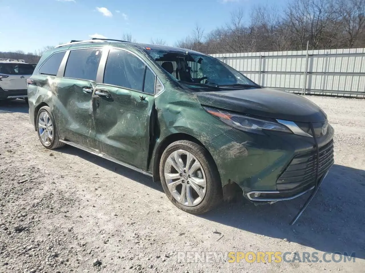 4 fotografías del automóvil dañado 5TDERKEC2RS190050 TOYOTA SIENNA 2024