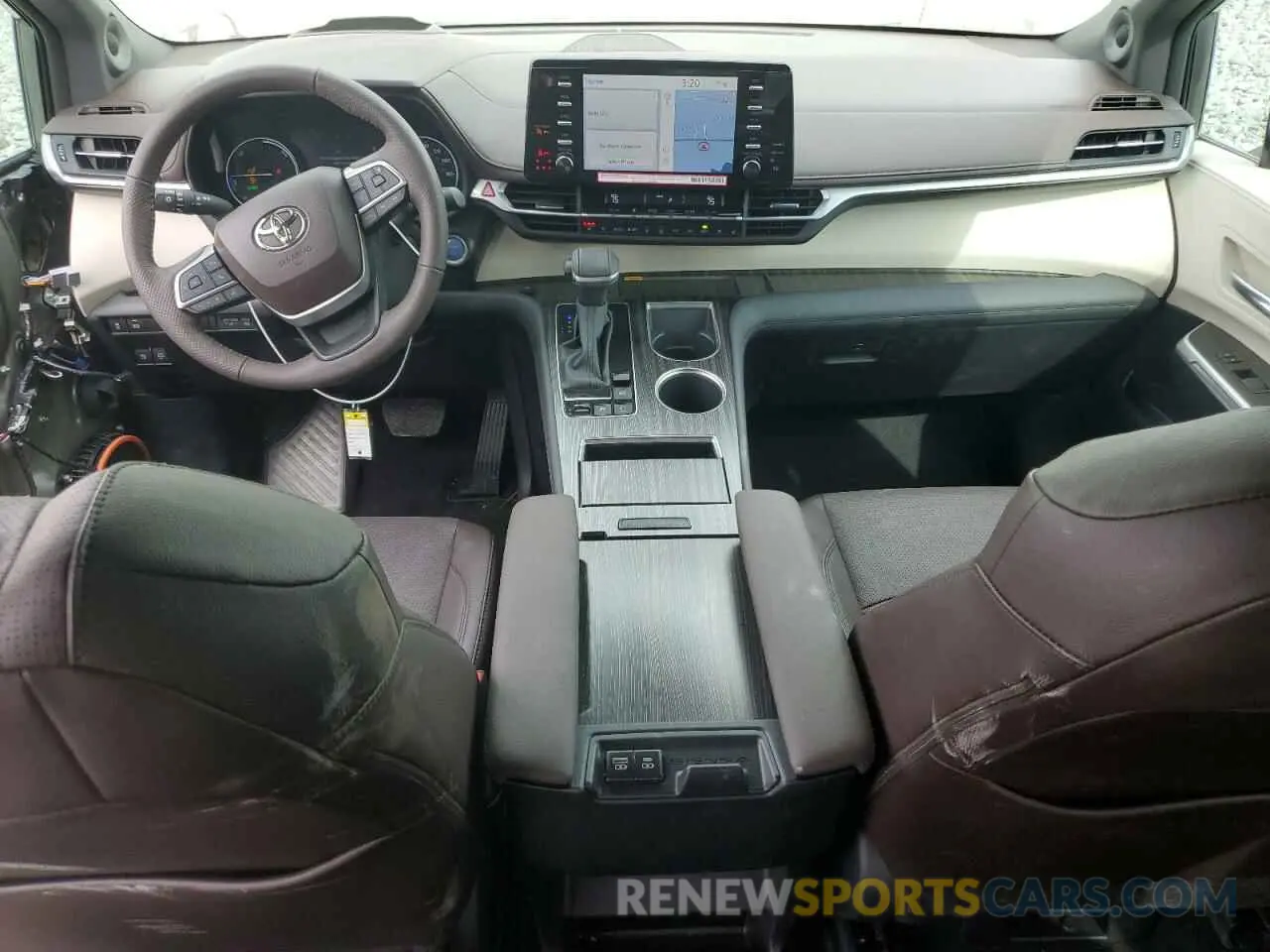 8 fotografías del automóvil dañado 5TDERKEC7RS222510 TOYOTA SIENNA 2024