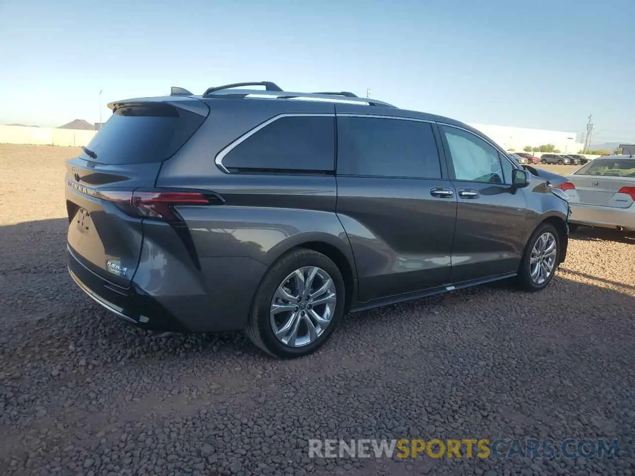 3 fotografías del automóvil dañado 5TDERKEC8RS186052 TOYOTA SIENNA 2024
