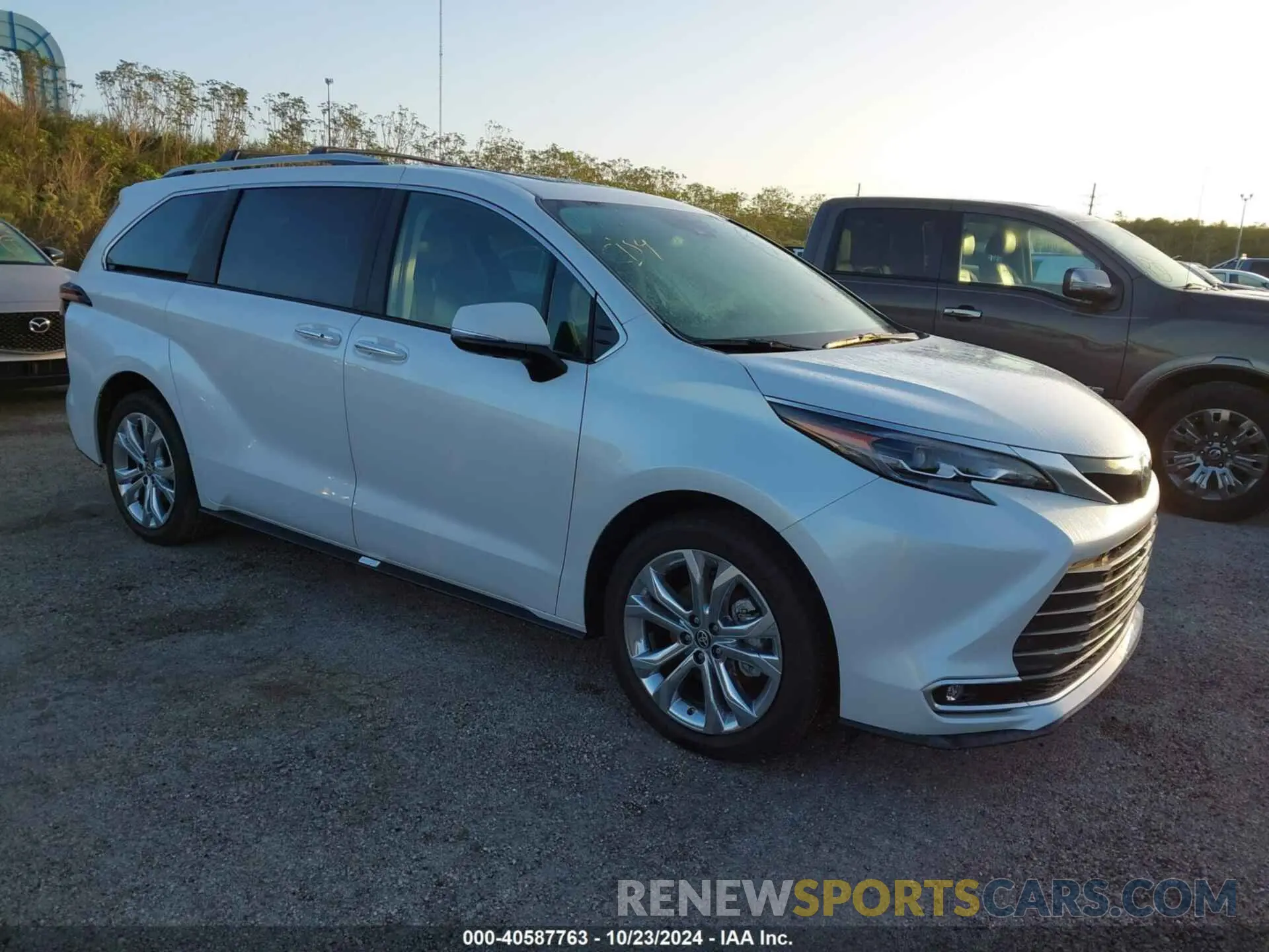 1 fotografías del automóvil dañado 5TDERKEC9RS211671 TOYOTA SIENNA 2024