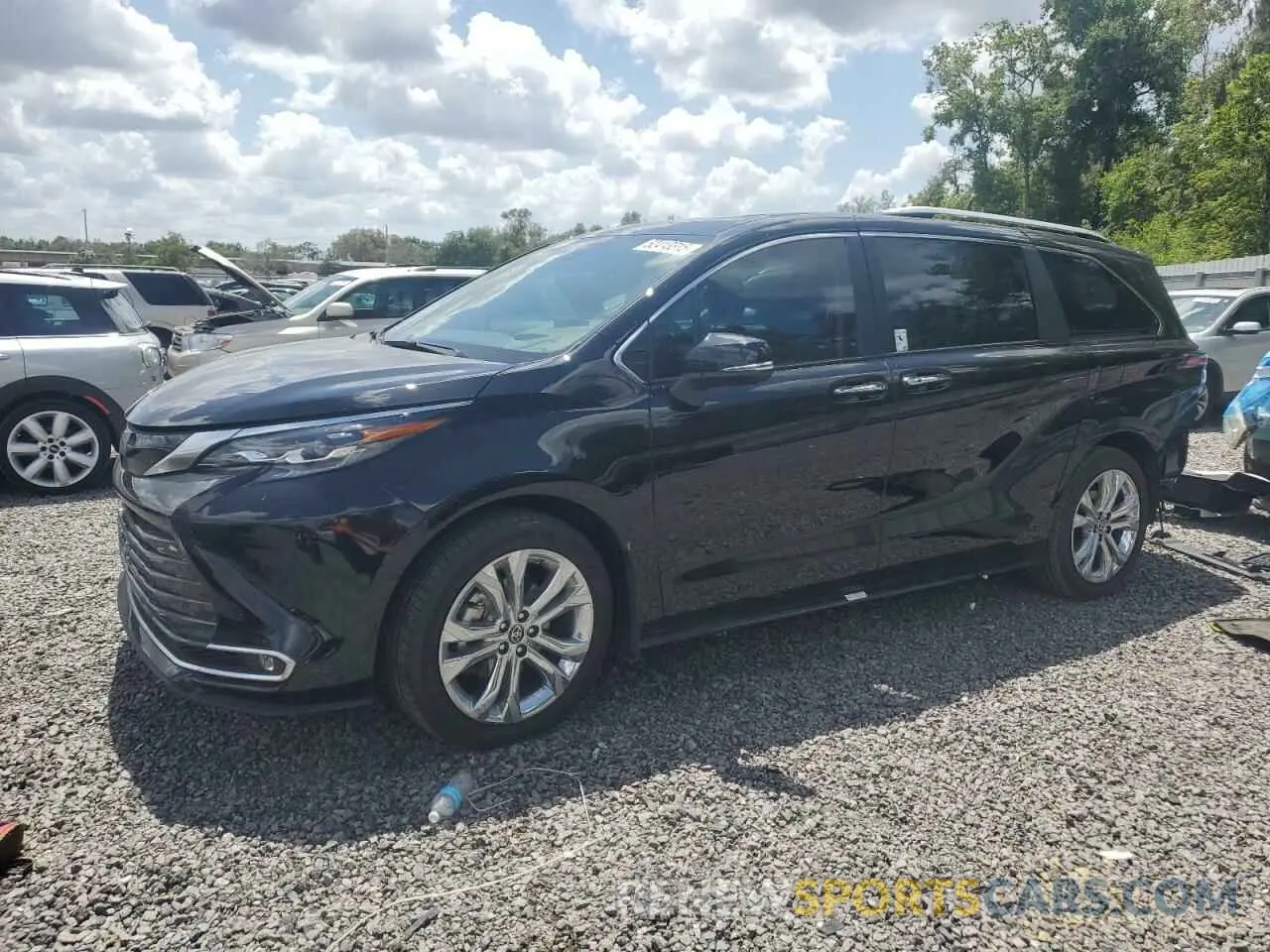 1 fotografías del automóvil dañado 5TDERKECXRS222288 TOYOTA SIENNA 2024