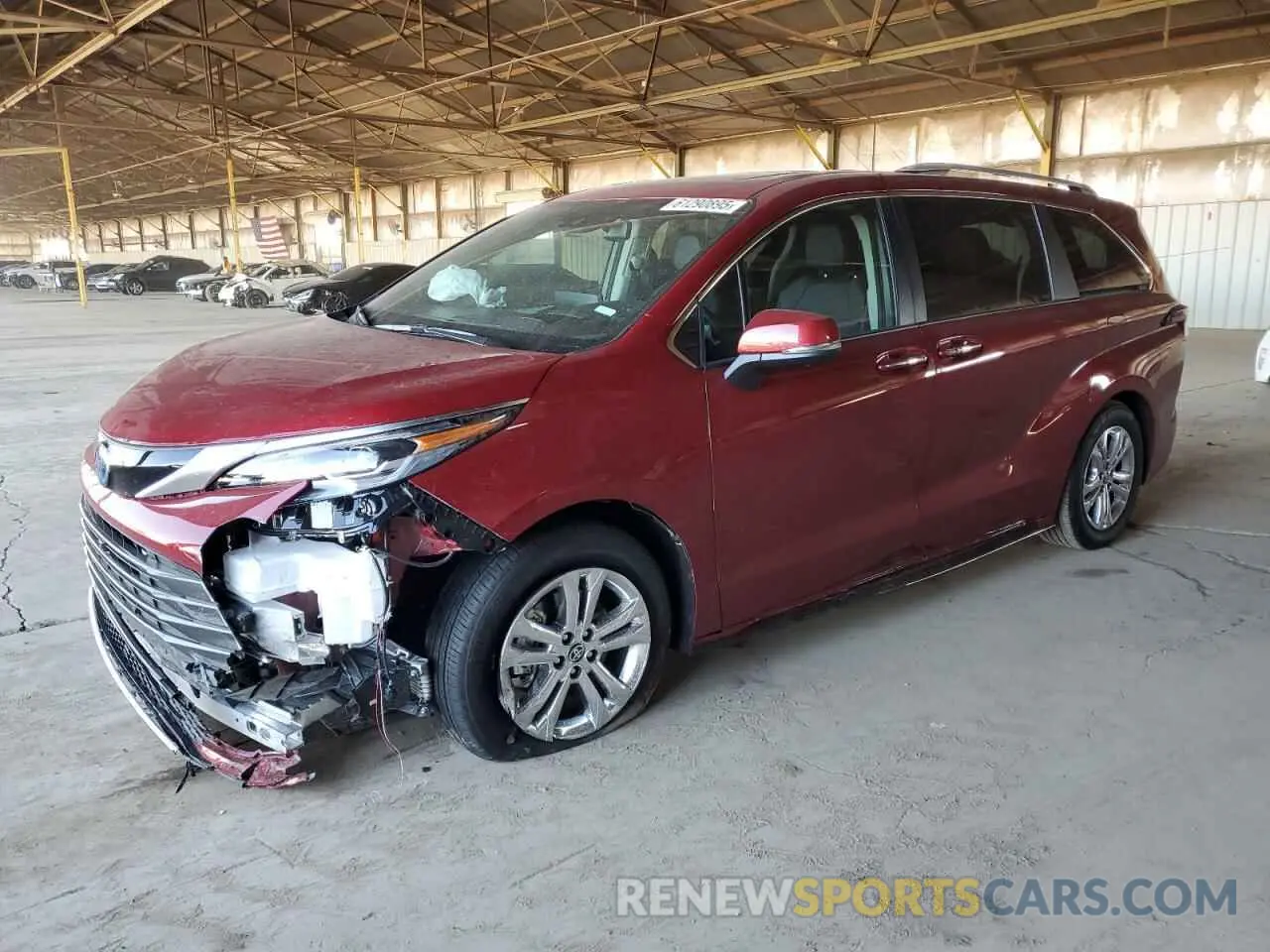1 fotografías del automóvil dañado 5TDESKFC2RS128067 TOYOTA SIENNA 2024