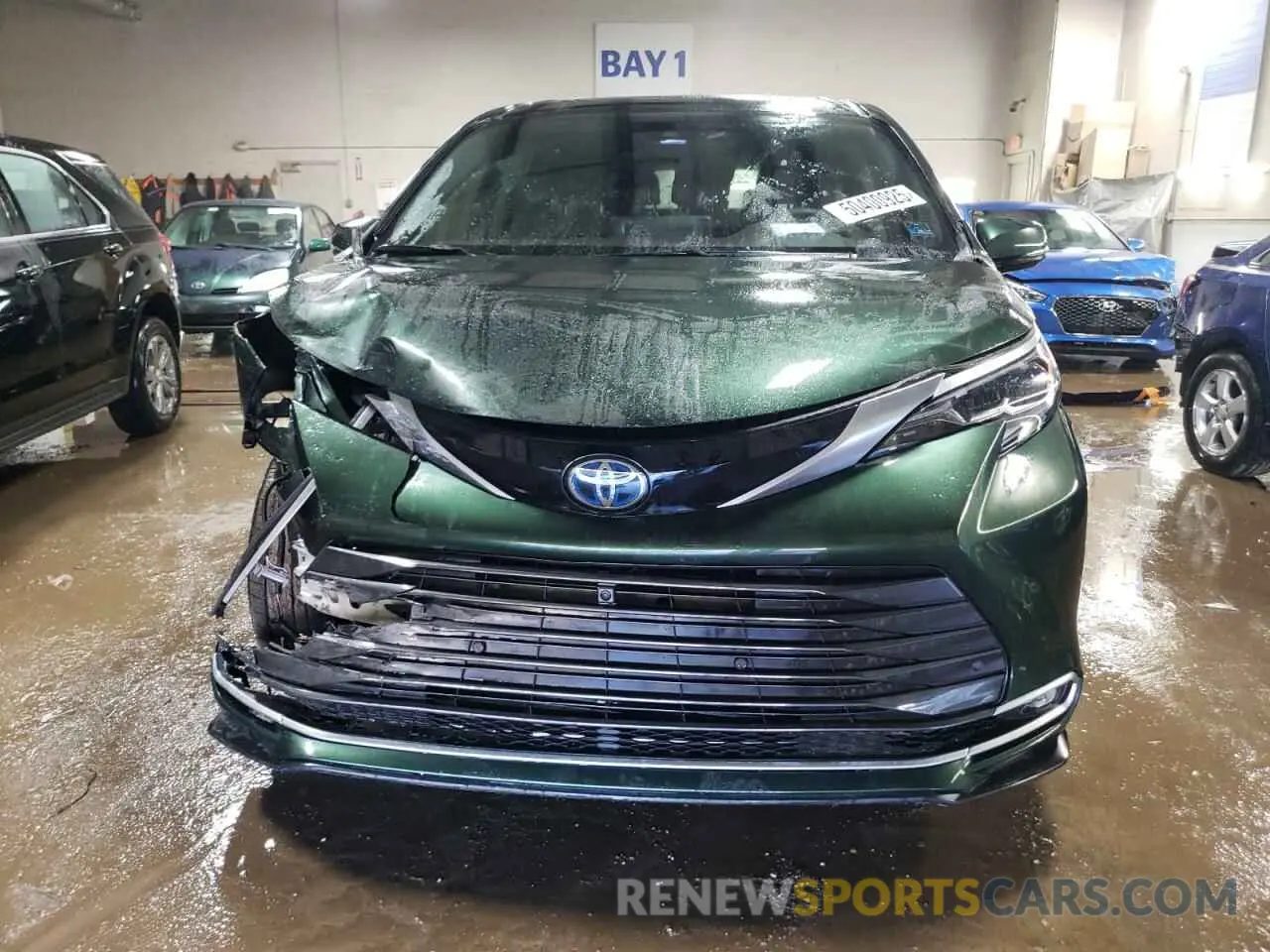 5 fotografías del automóvil dañado 5TDESKFC7RS139338 TOYOTA SIENNA 2024
