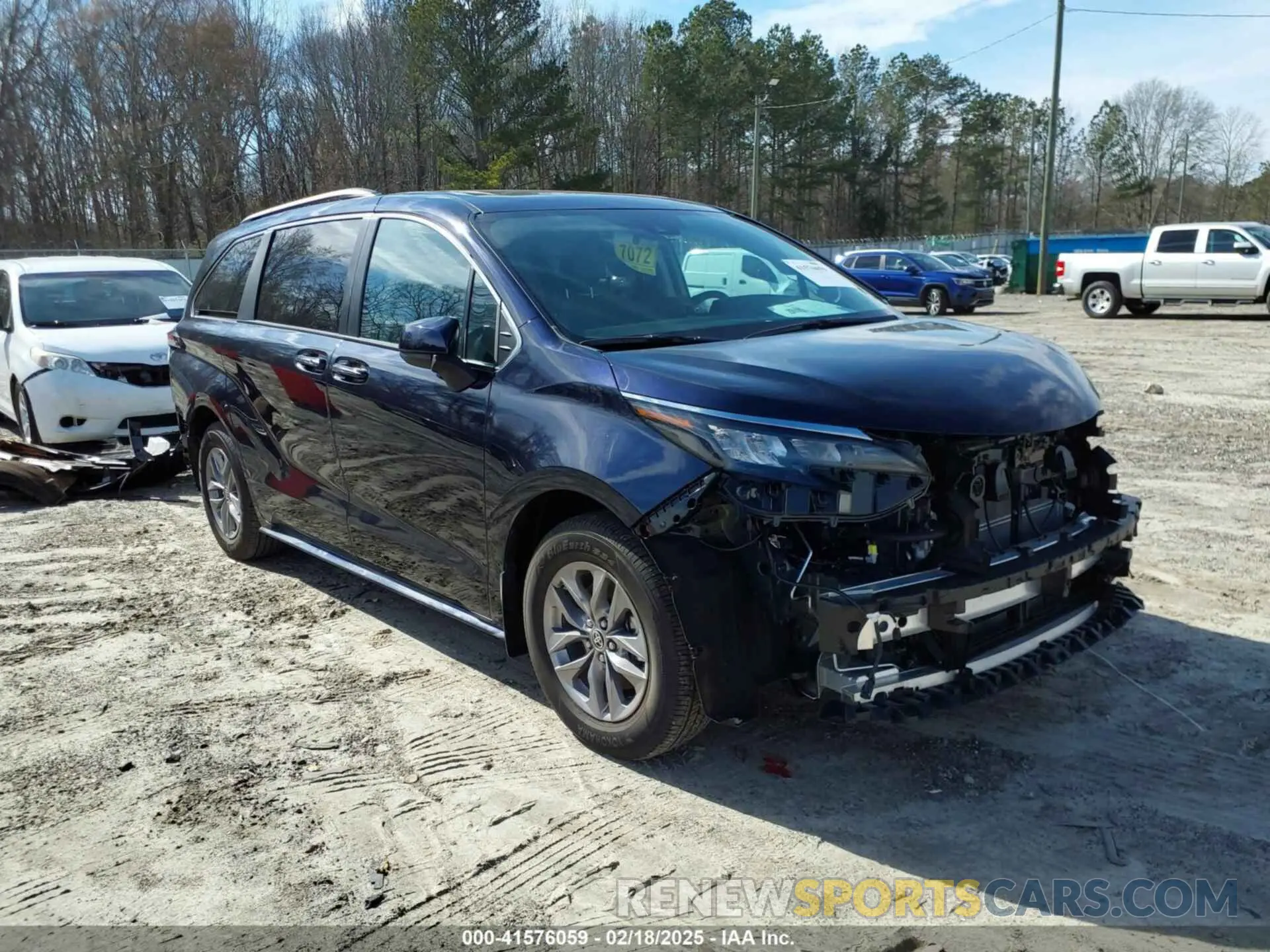 1 fotografías del automóvil dañado 5TDJRKEC0RS220788 TOYOTA SIENNA 2024