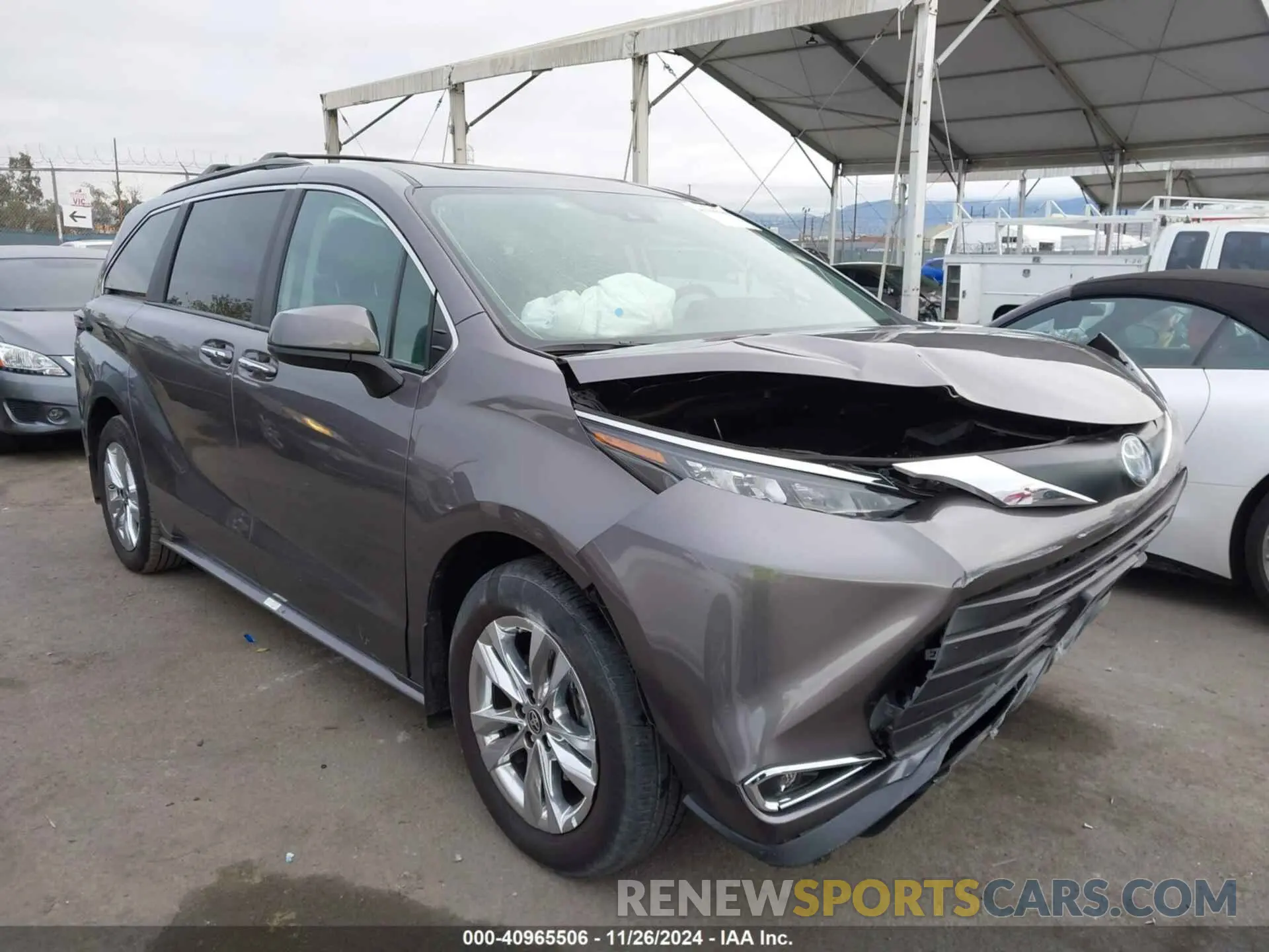 1 fotografías del automóvil dañado 5TDJRKEC1RS214644 TOYOTA SIENNA 2024