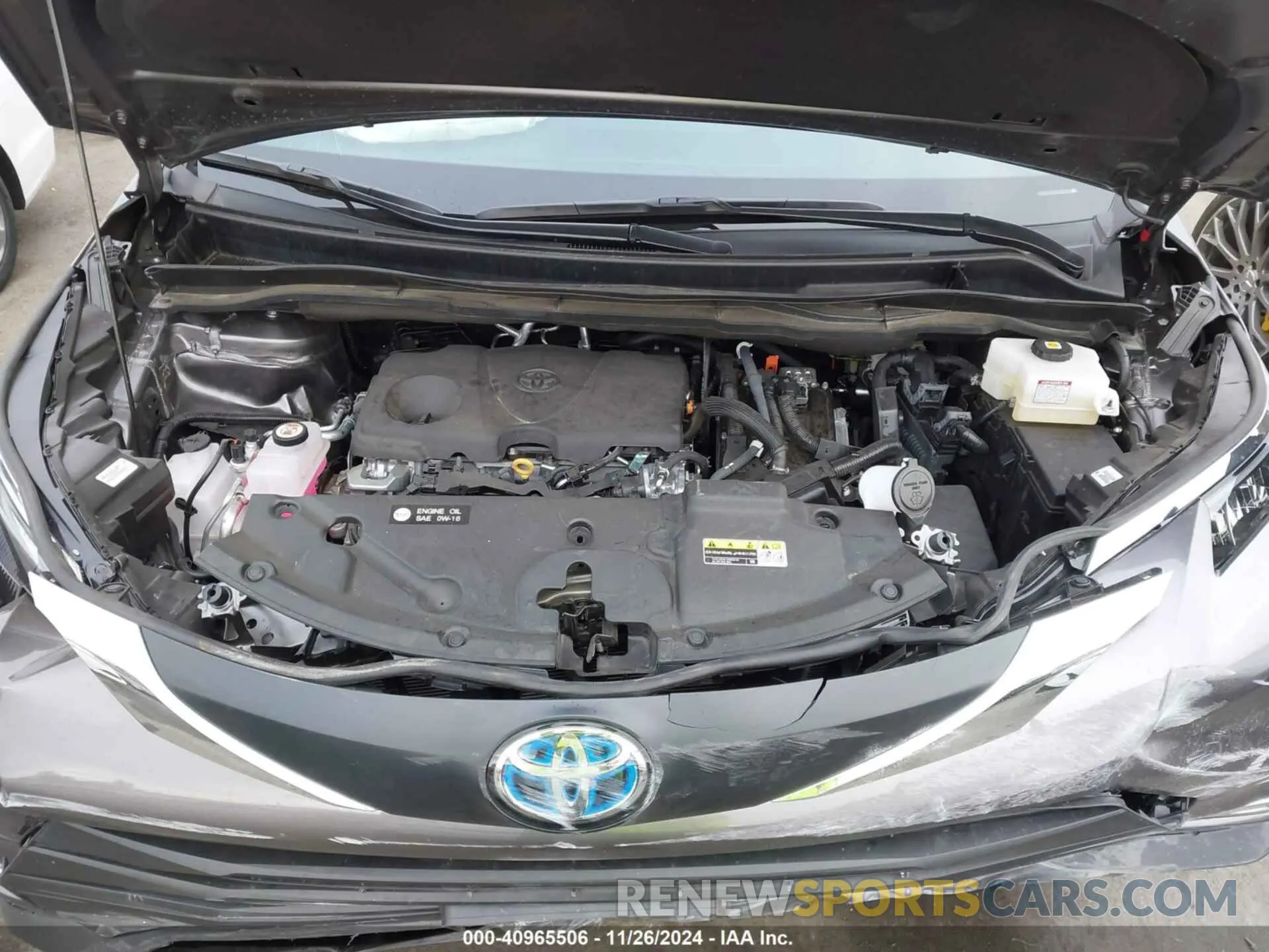 10 fotografías del automóvil dañado 5TDJRKEC1RS214644 TOYOTA SIENNA 2024