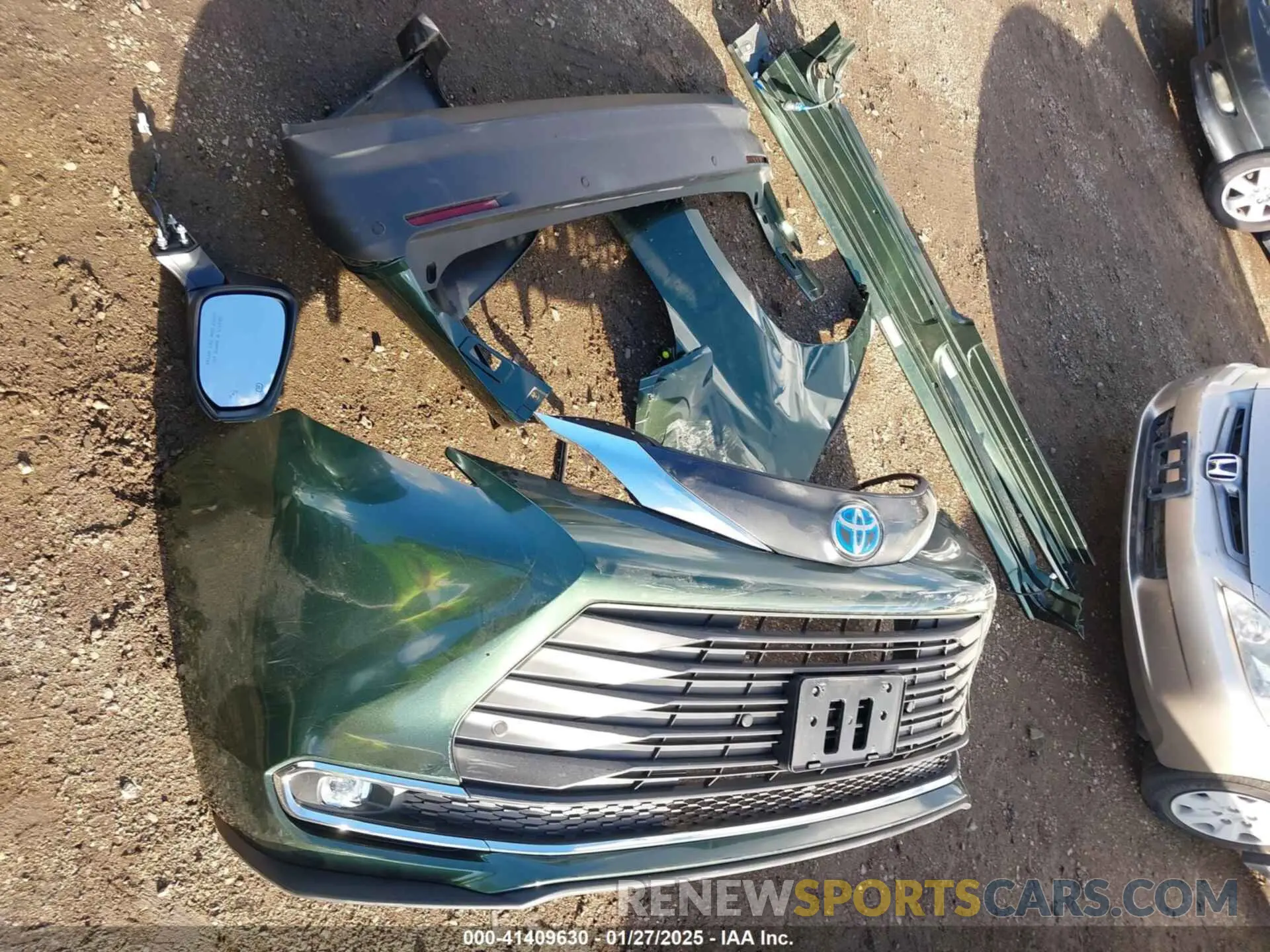 12 fotografías del automóvil dañado 5TDJSKFC7RS135935 TOYOTA SIENNA 2024