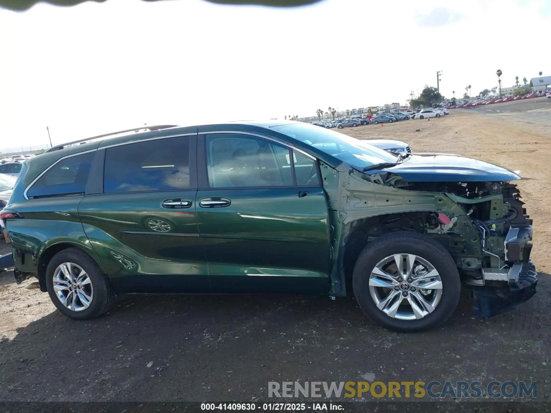14 fotografías del automóvil dañado 5TDJSKFC7RS135935 TOYOTA SIENNA 2024