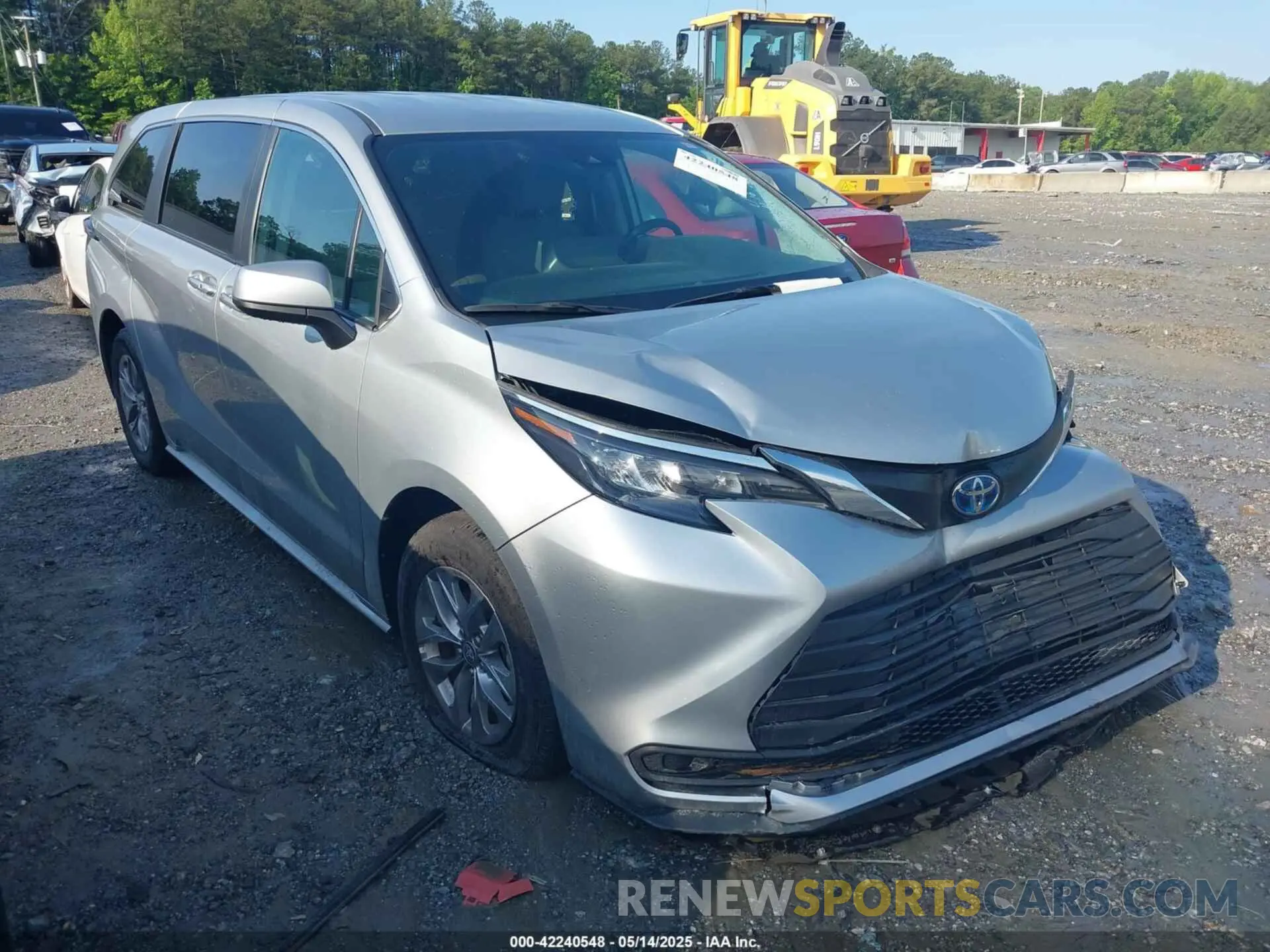 1 fotografías del automóvil dañado 5TDKRKEC0RS203462 TOYOTA SIENNA 2024