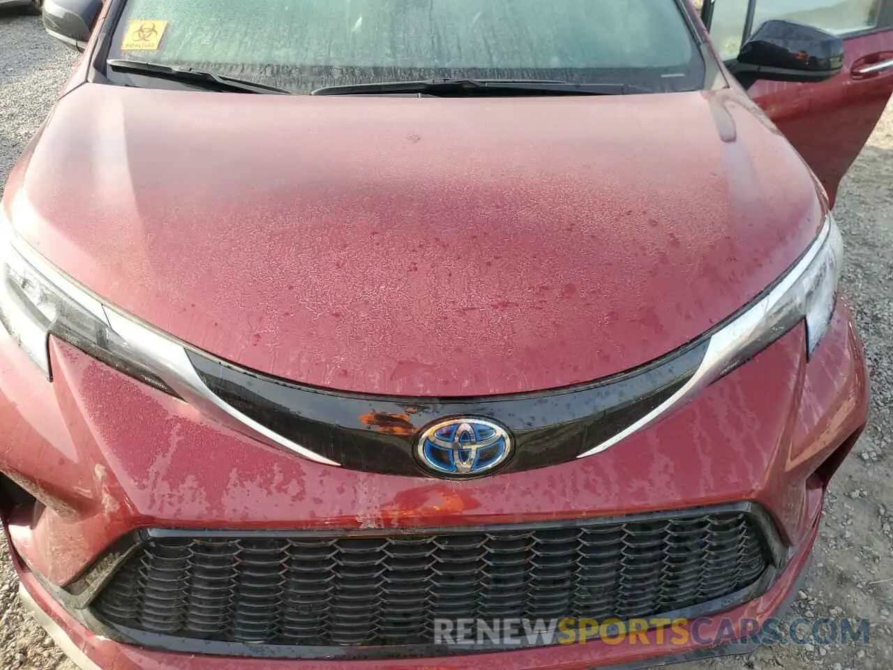 12 fotografías del automóvil dañado 5TDXSKFC4RS112915 TOYOTA SIENNA 2024