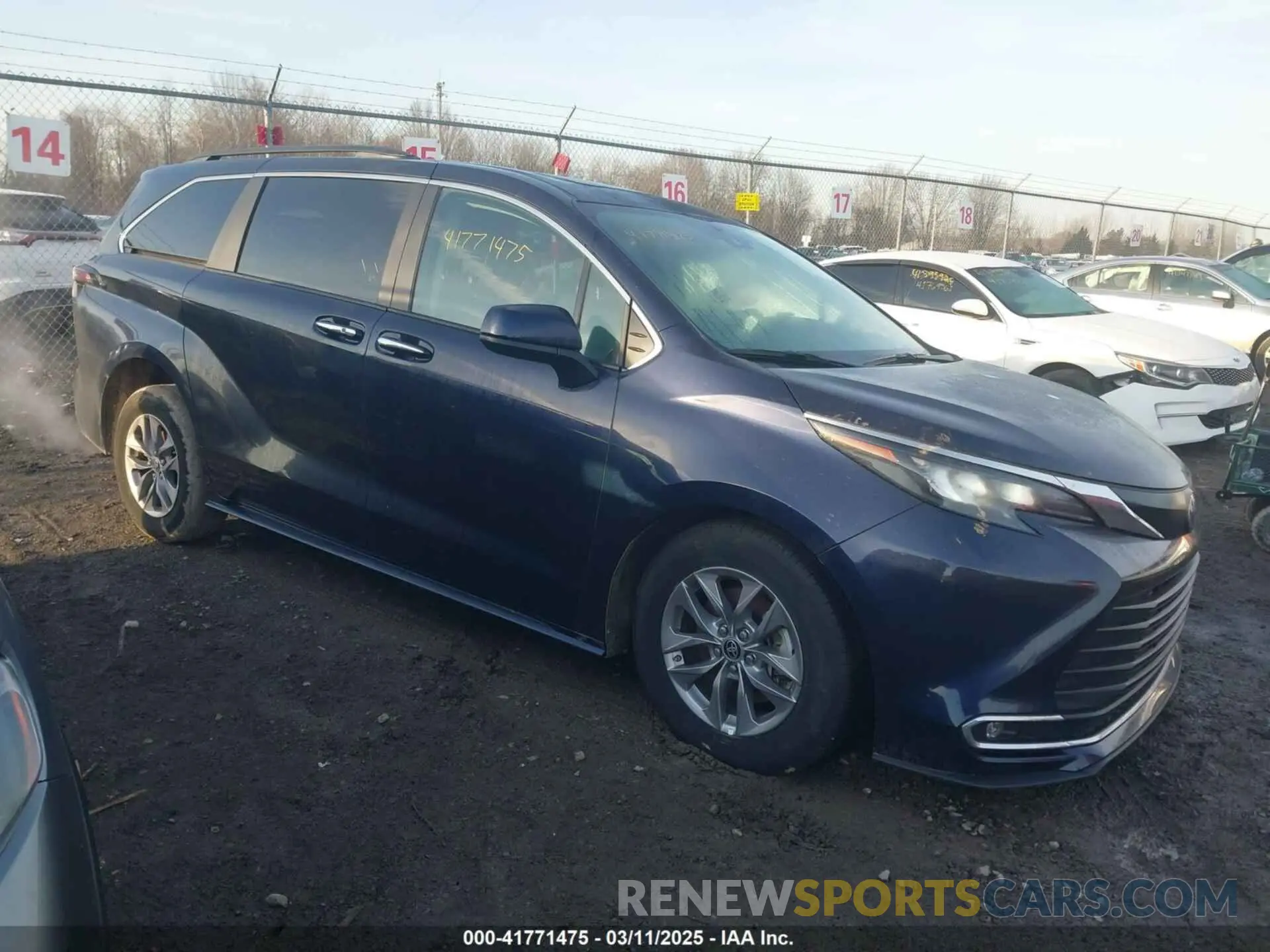1 fotografías del automóvil dañado 5TDYRKEC8RS215451 TOYOTA SIENNA 2024