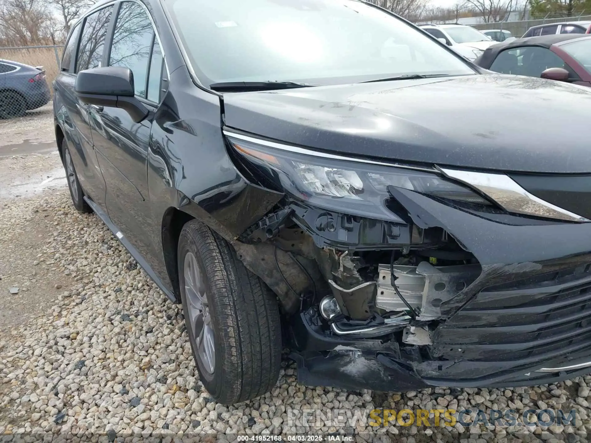 6 fotografías del automóvil dañado 5TDYSKFC6RS151705 TOYOTA SIENNA 2024